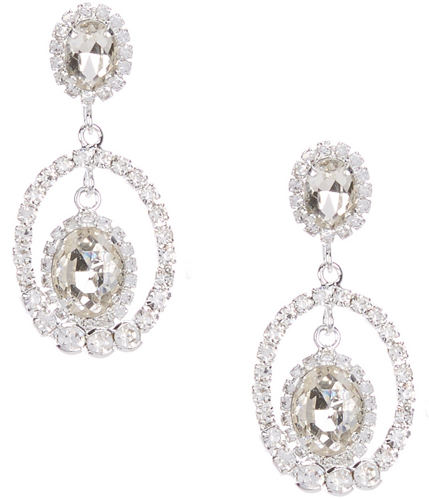 Cezanne Helen Crystal Drop Earrings Dillard