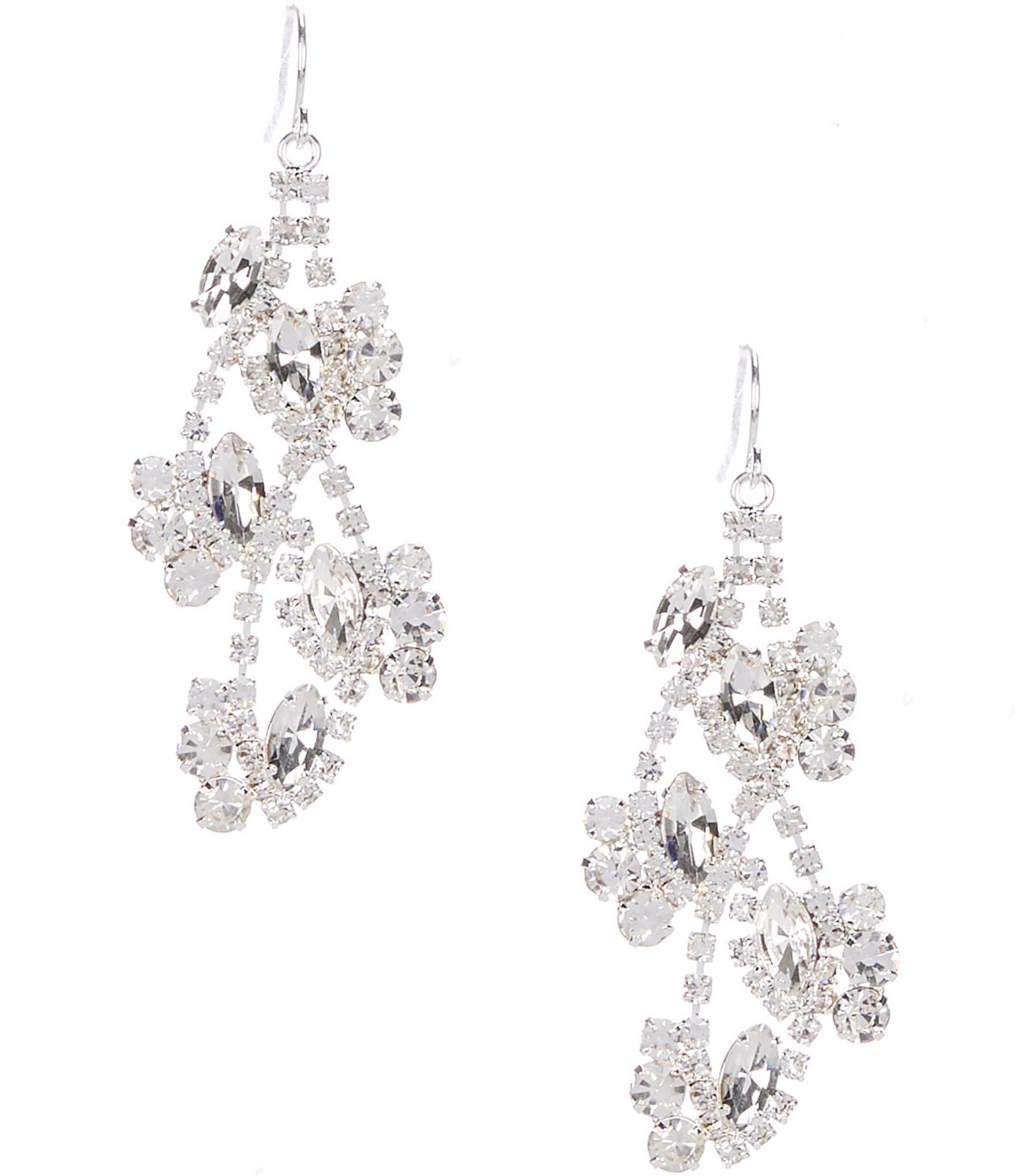 Cezanne Jacqui Crystal Chandelier Earrings