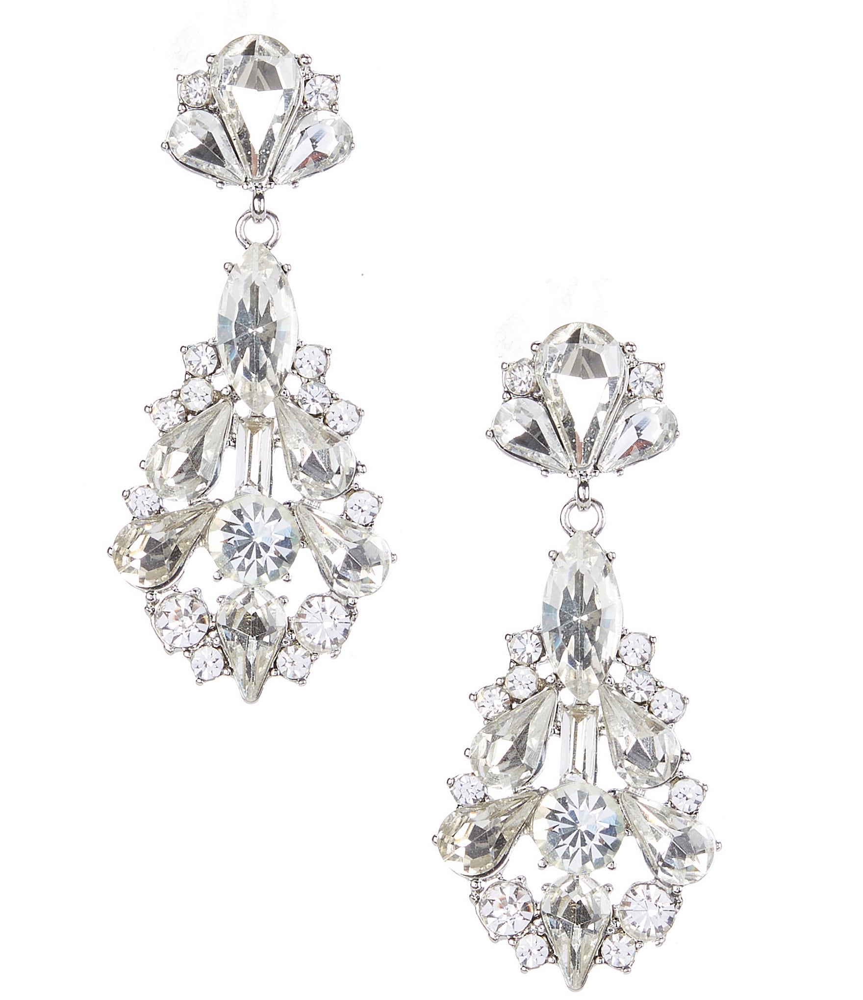 Cezanne Janelle Crystal Chandelier Statement Earrings | Dillard's