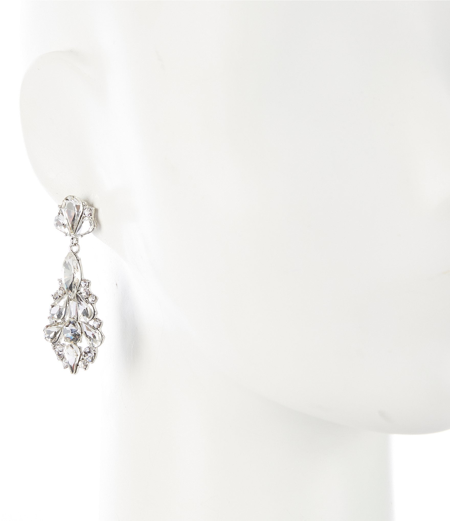 Cezanne Janelle Crystal Chandelier Statement Earrings