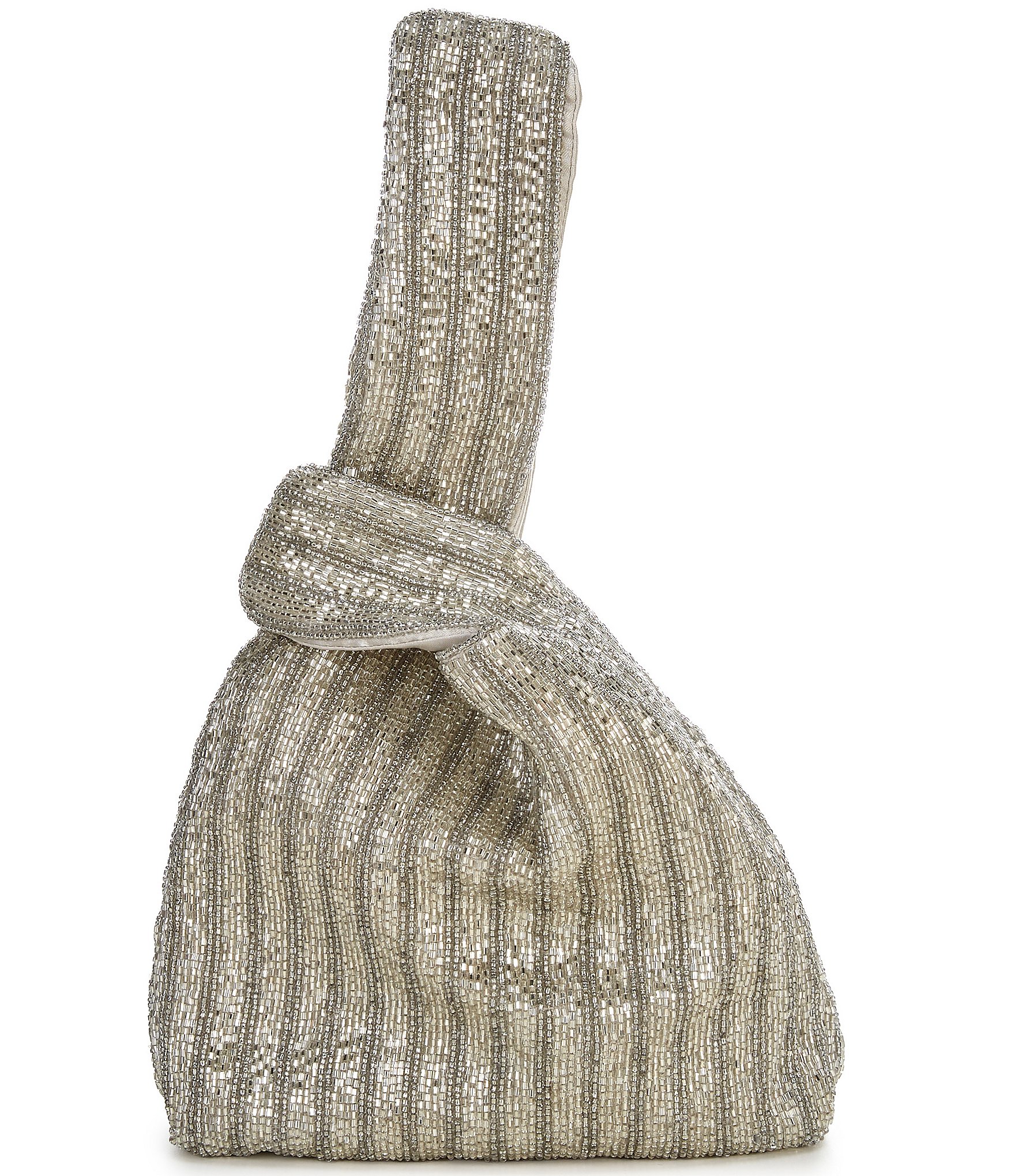 Cezanne Knotty Beaded Wristlet Clutch