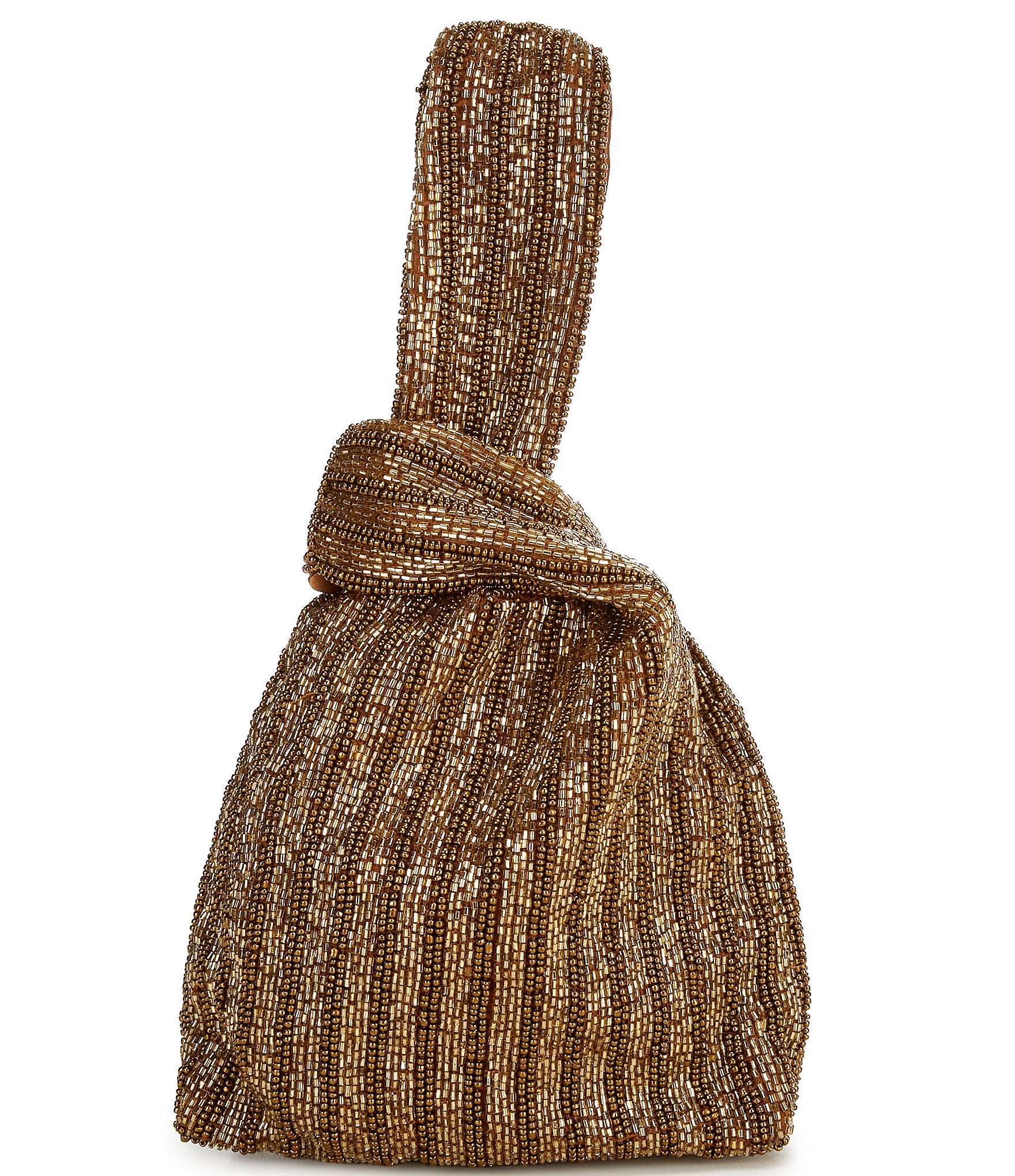 Cezanne Knotty Beaded Wristlet Clutch