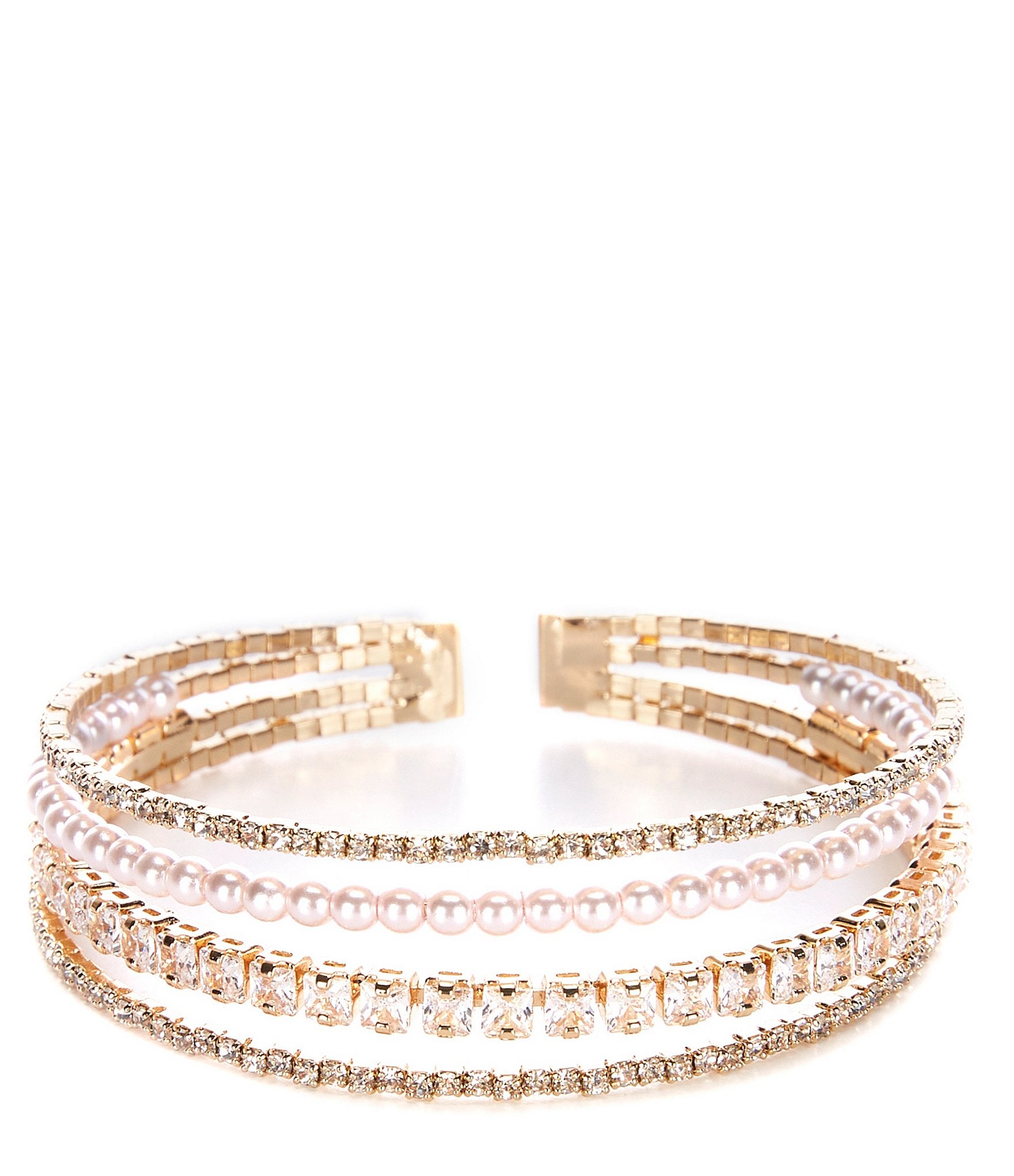 Illusion Star Diamond Bracelet in Rose Gold