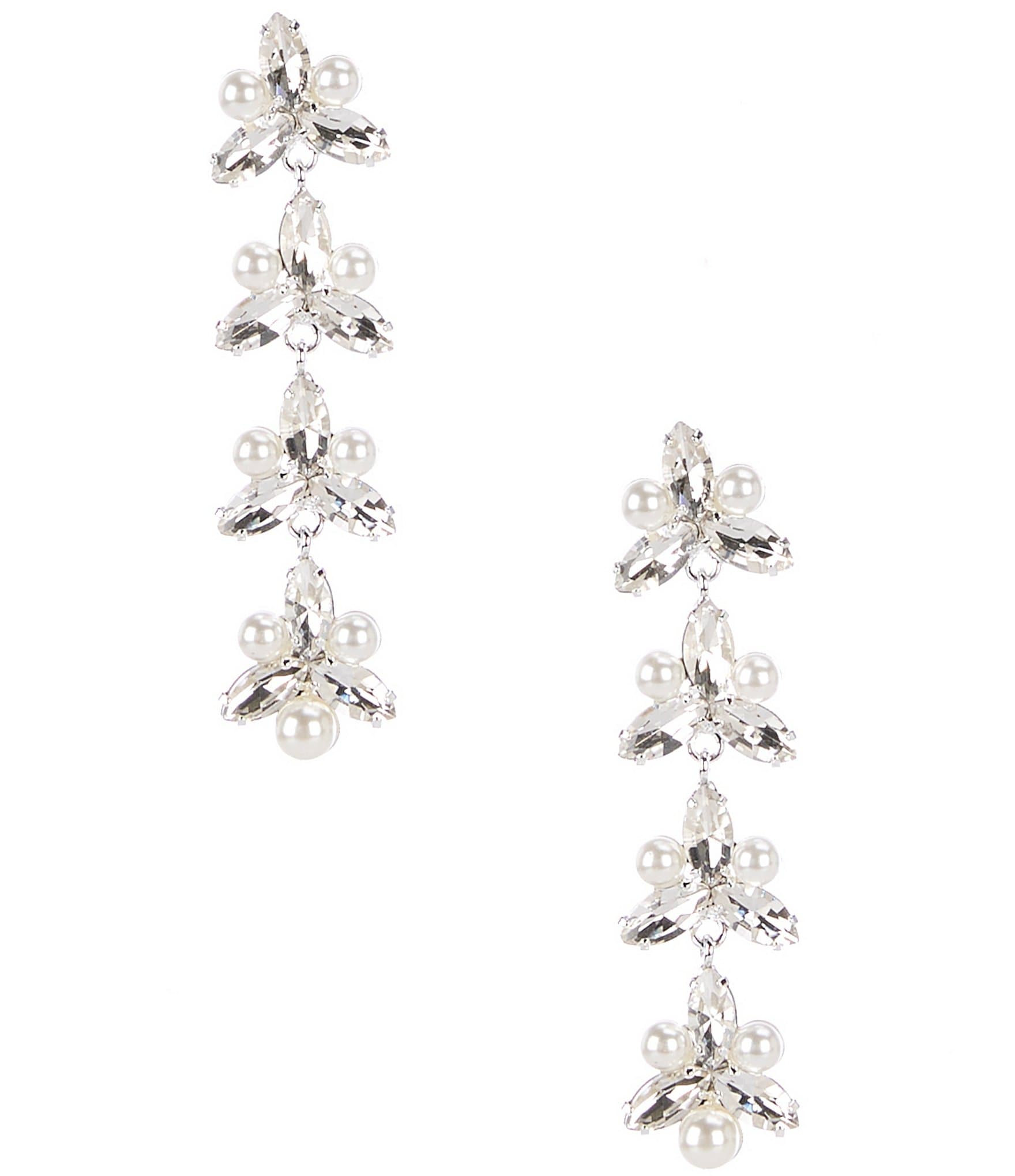 Cezanne Regina Linear Earrings