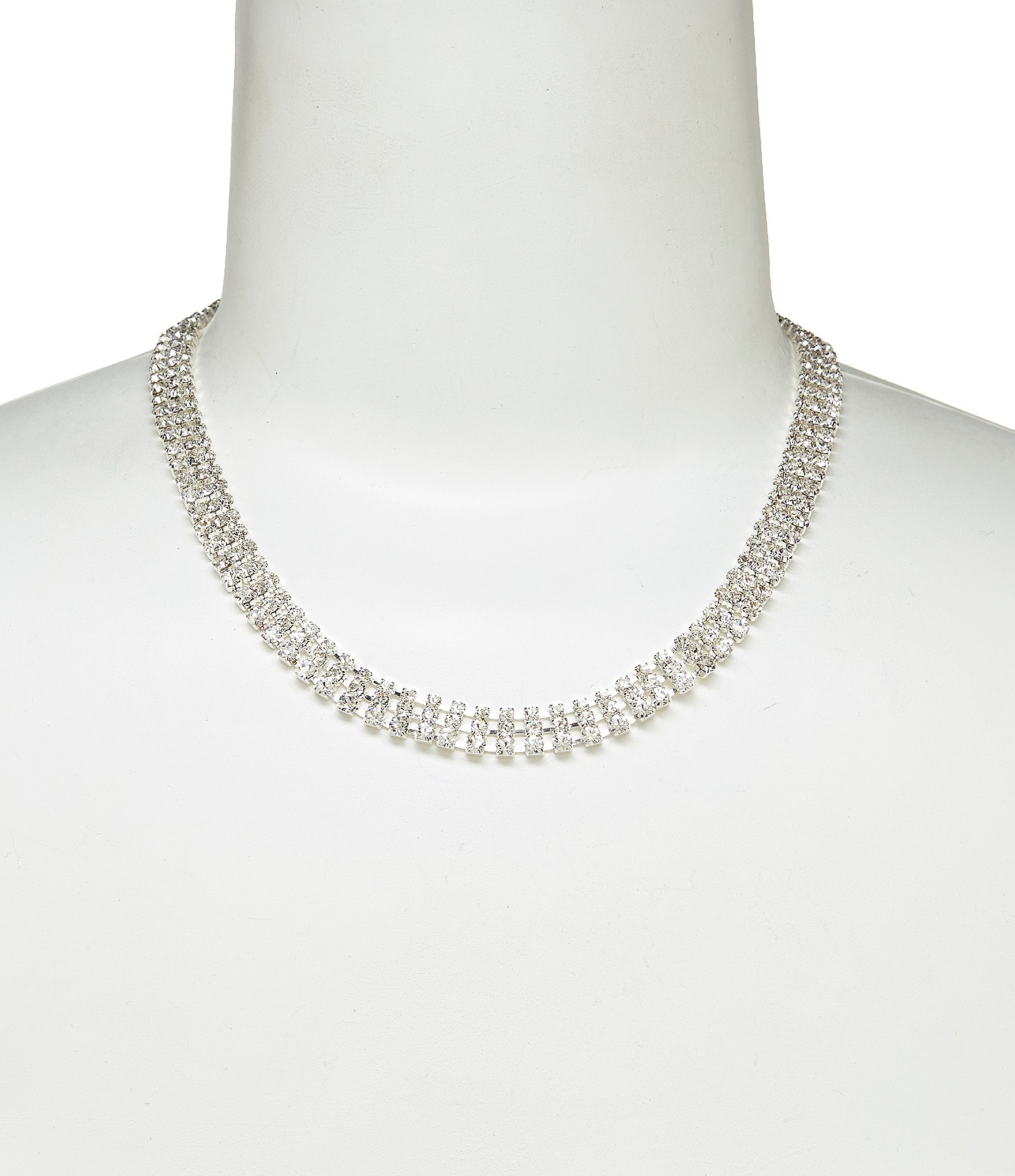 Cezanne Crystal Rhinestone Collar Necklace