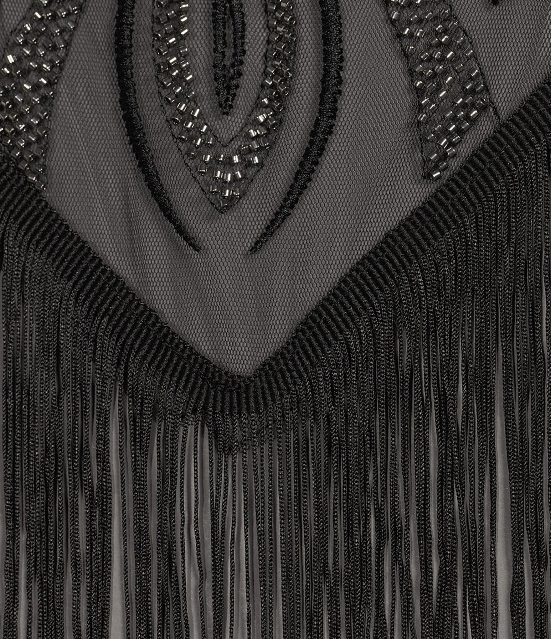 Cezanne Sequin Fringe Cape