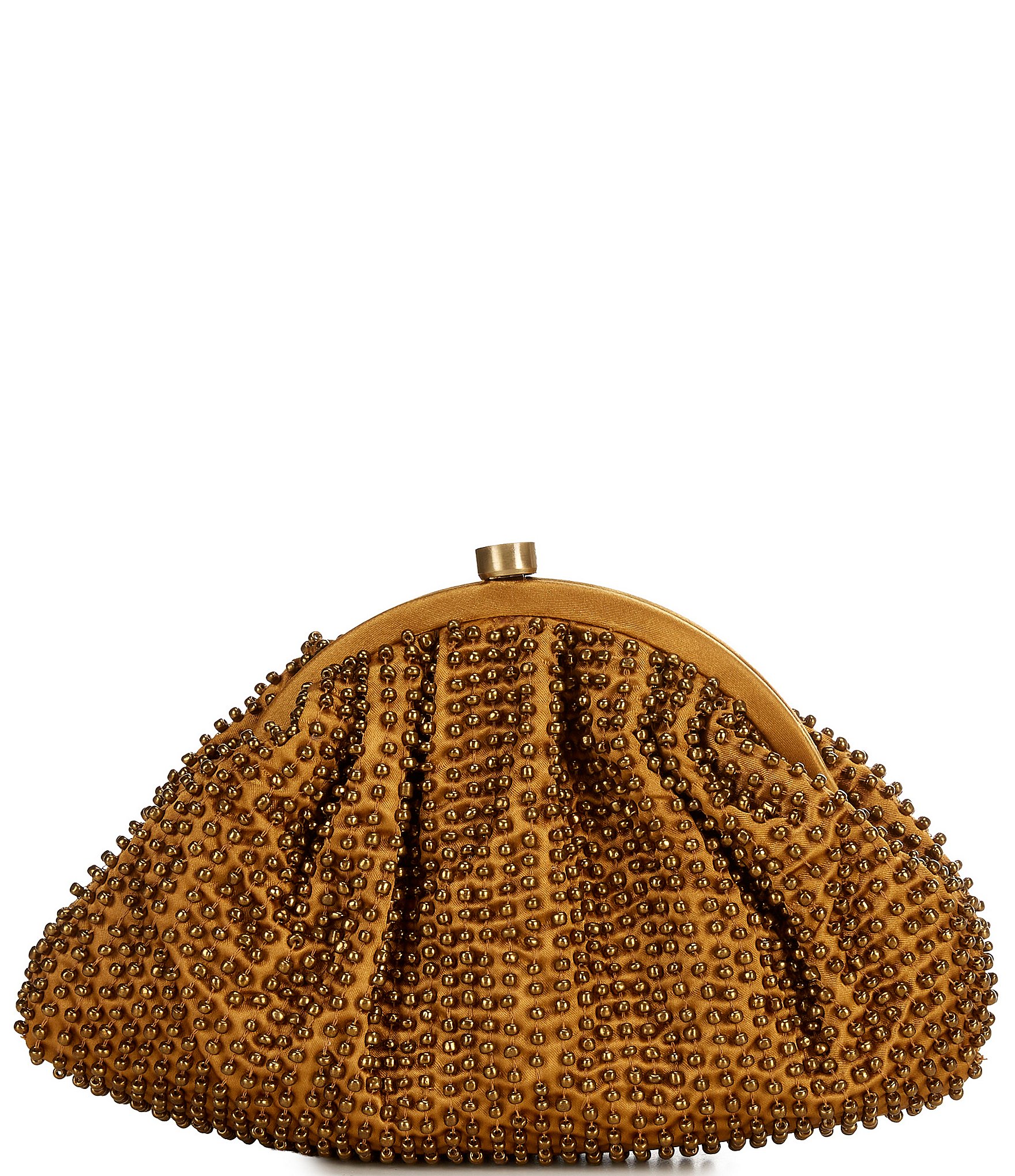 Cezanne Slinky Bead Kisslock Minaudiere Clutch