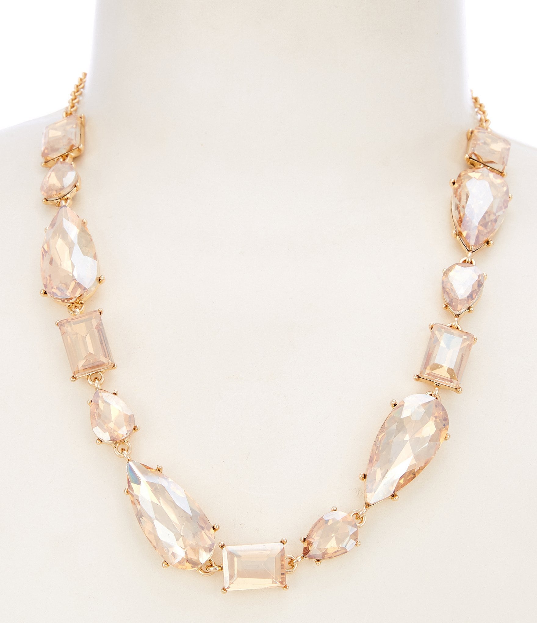 Cezanne Stone Link Statement Necklace