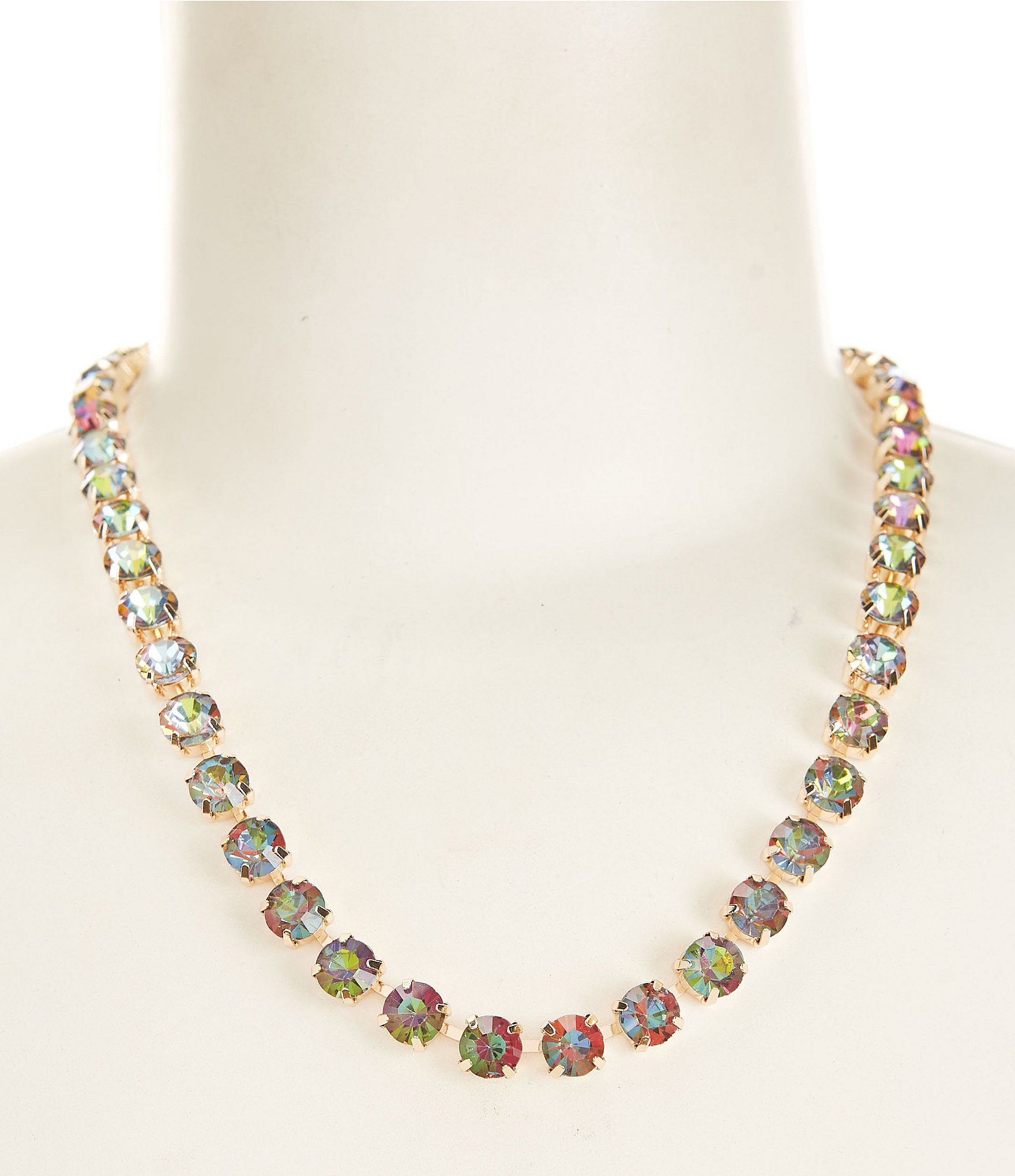 Rhinestone deals collar necklace