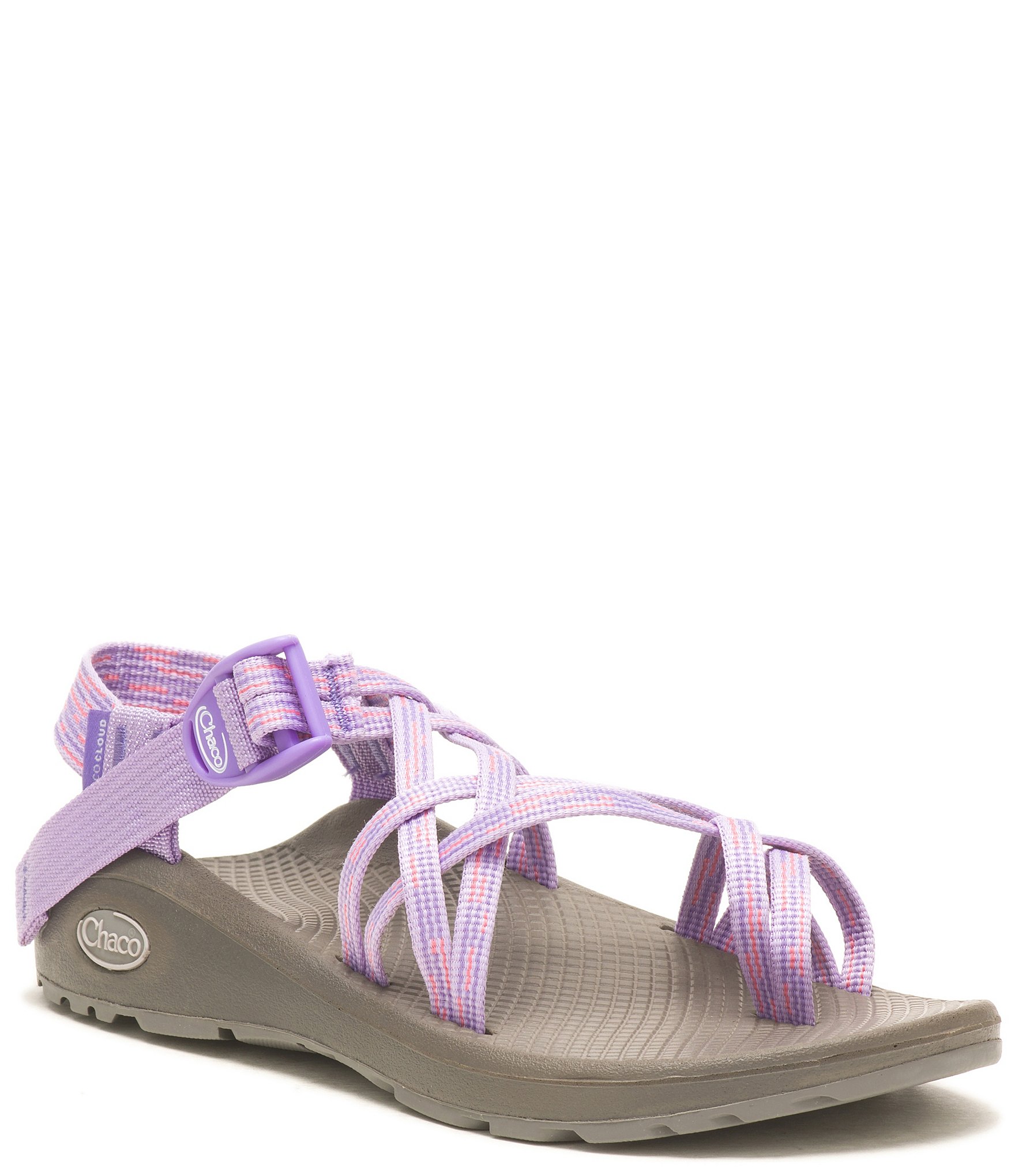 Chaco Women s ZX2 Cloud Stripe Jacquard Webbing Toe Loop Sandals