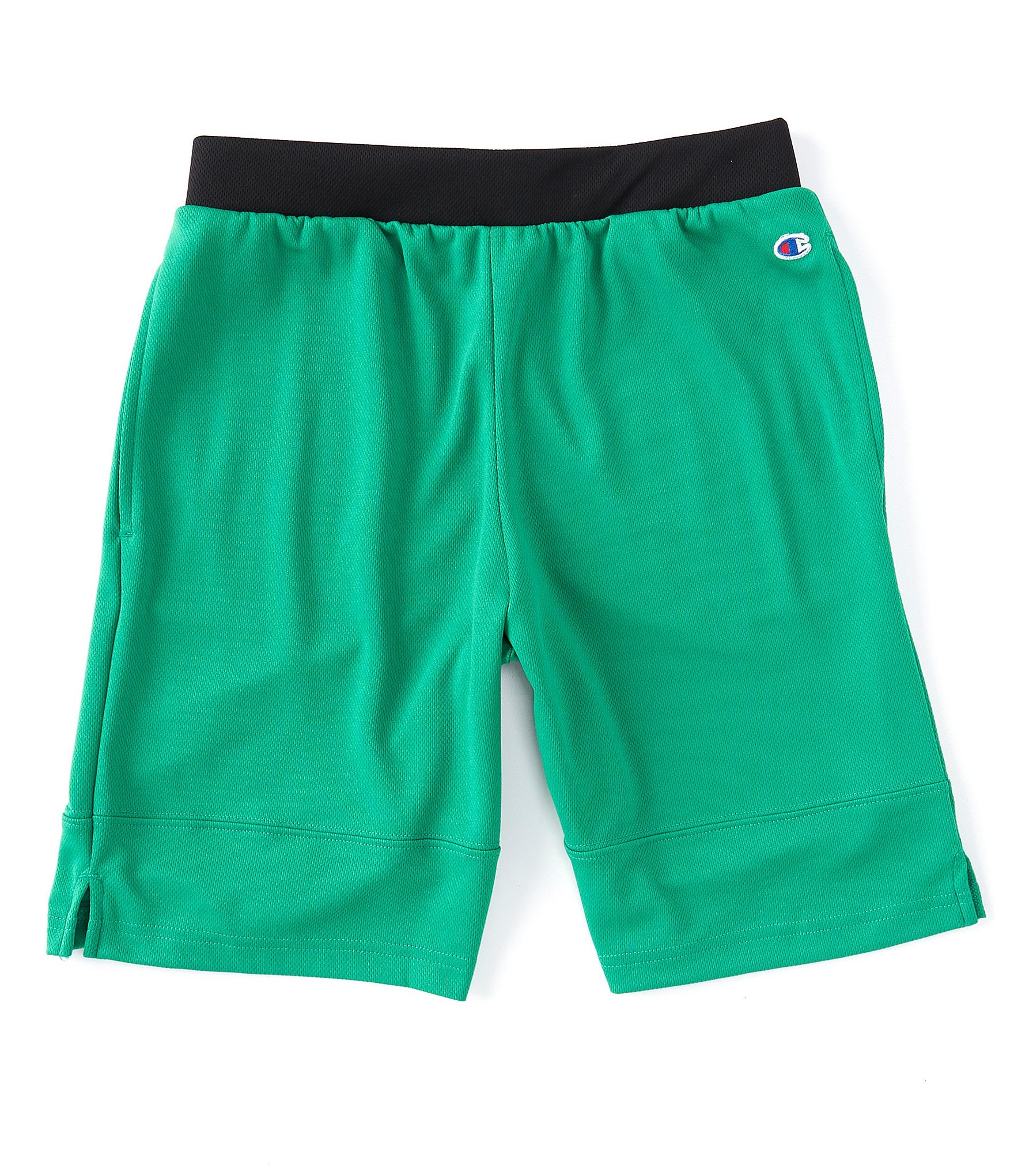 Champion green hot sale mesh shorts