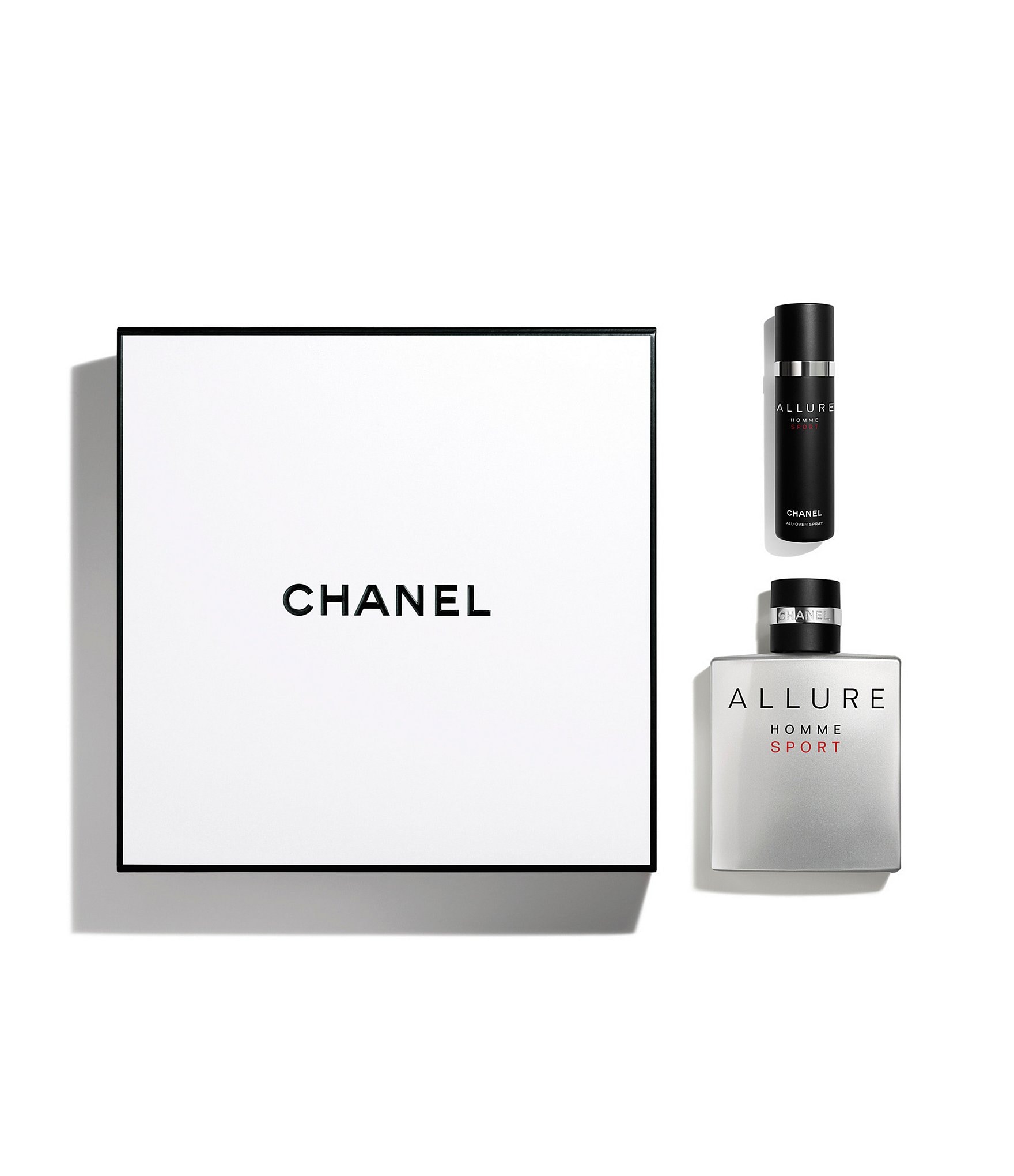 Chanel Allure Homme Sport 3.4 oz. Eau de Toilette Twist and Spray Set