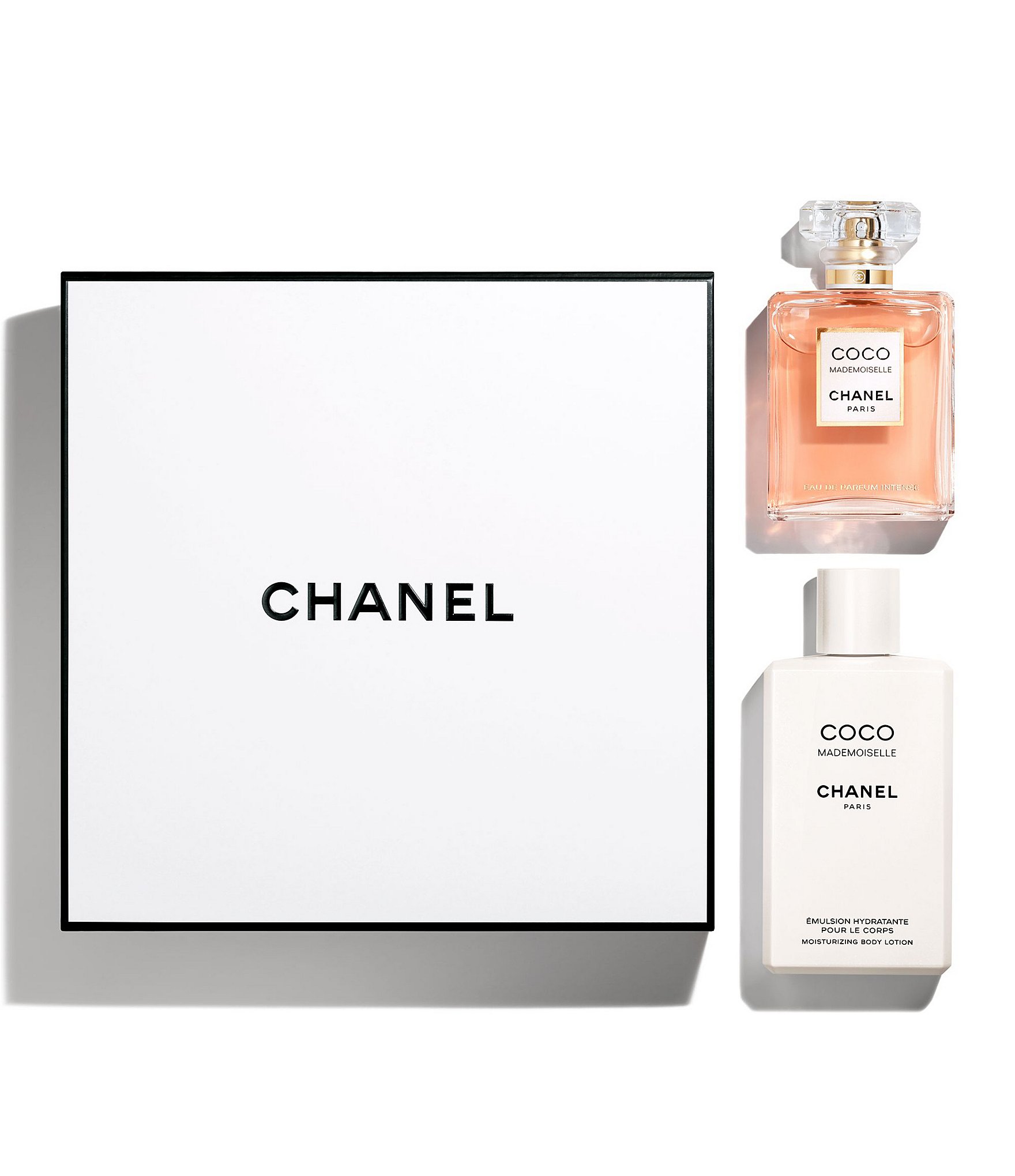 coco chanel body lotion gift set