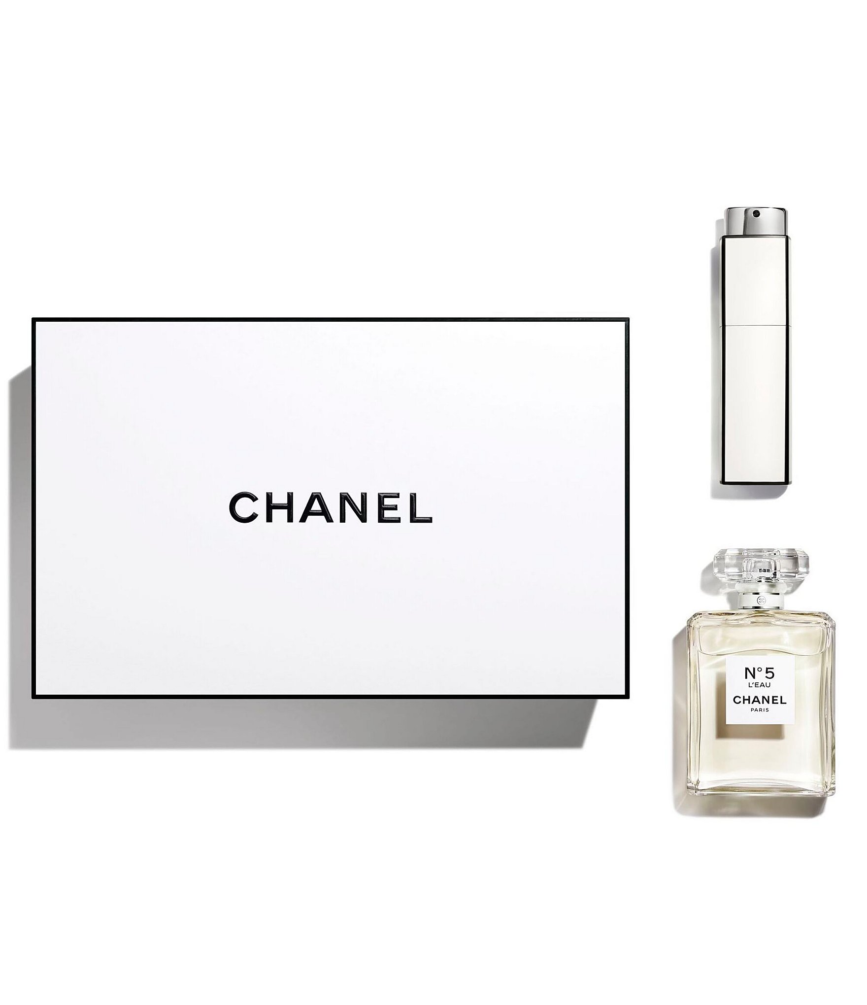 Chanel N5 L Eau 1.7 oz. Eau de Toilette Twist and Spray Set