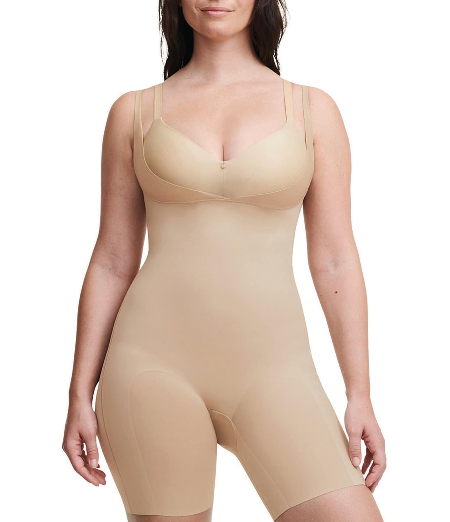 Chantelle Basic Shaping Open Bust Bodysuit | Dillard's