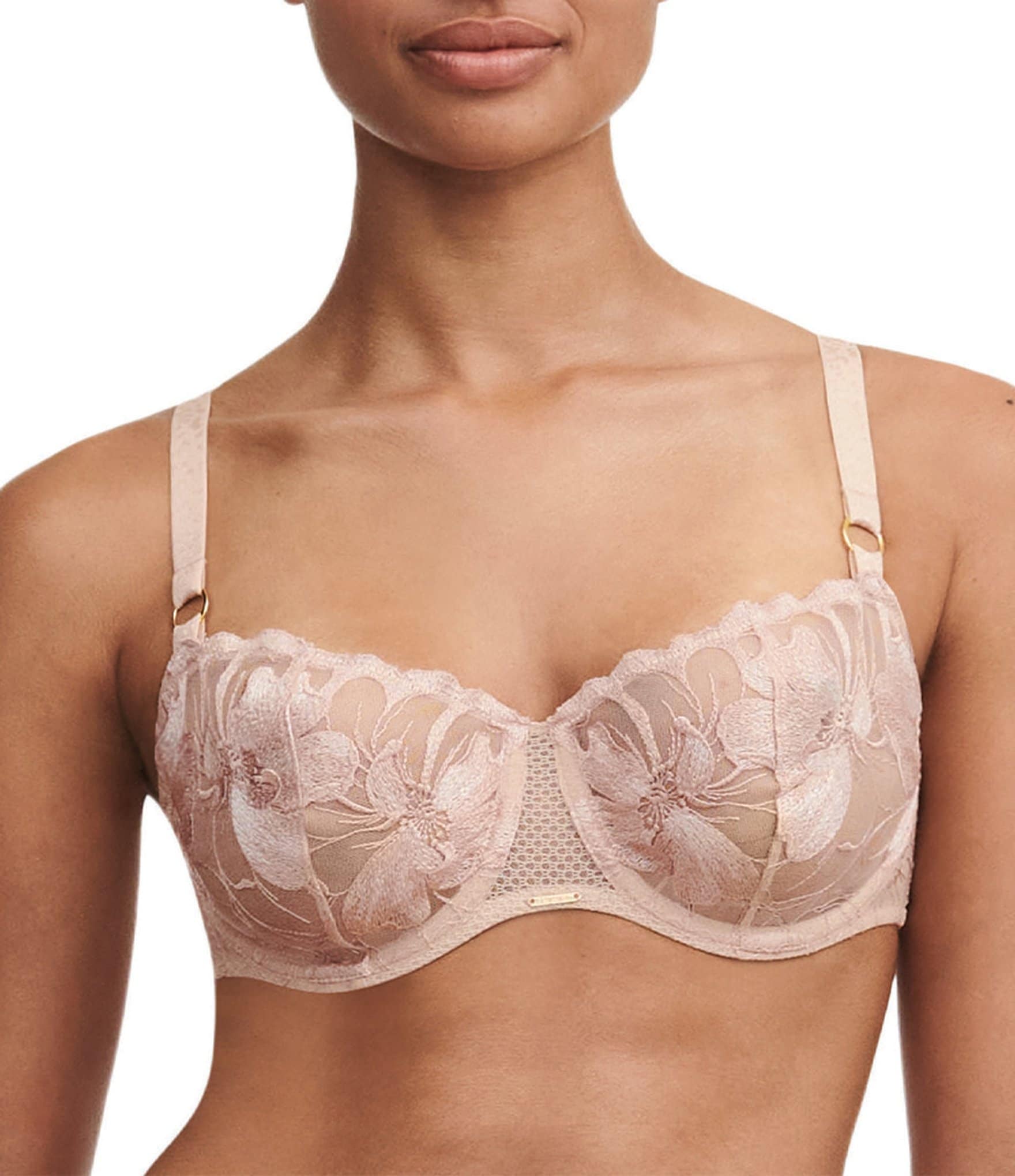 Chantelle Underwire Demi Fleur Adjustable Bra