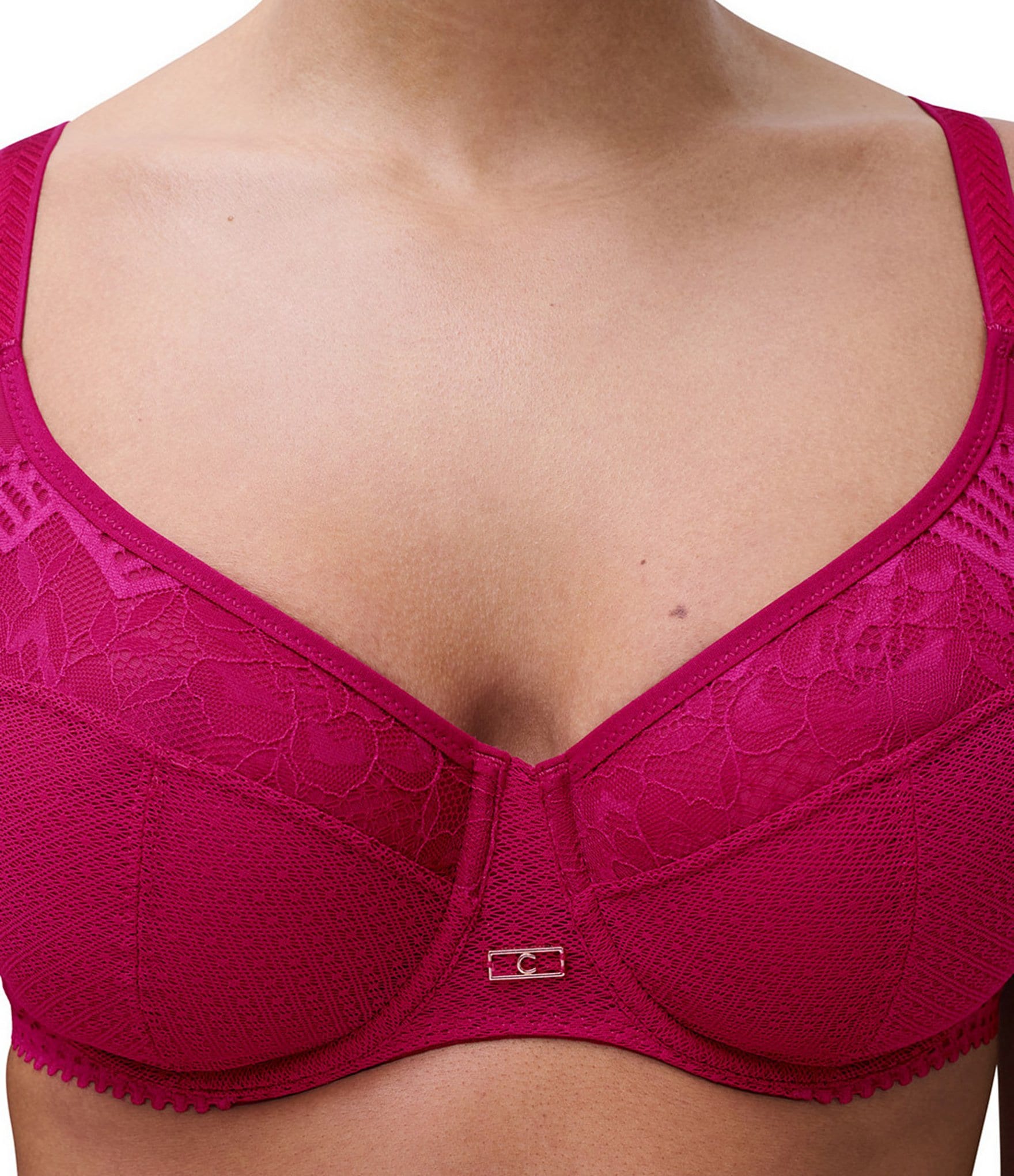 Chantelle Unlined Full Coverage Lace Underwire