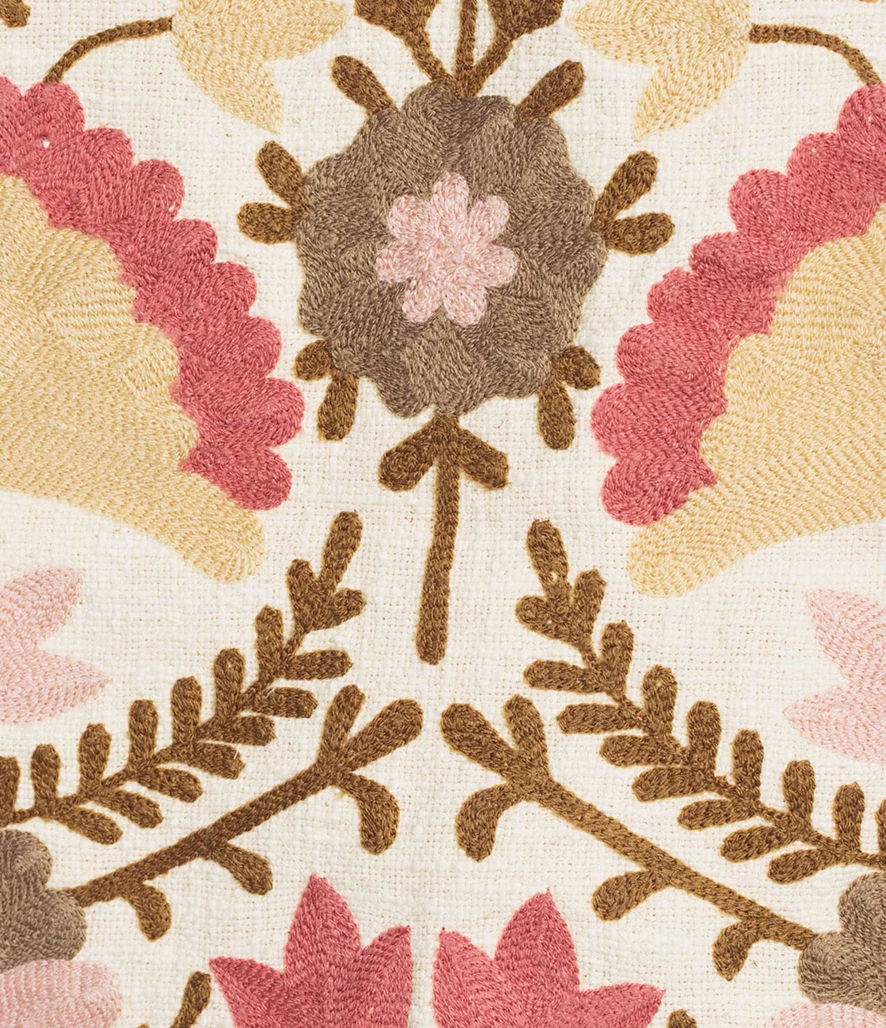 Charlie B. Collarless Long Sleeve Embroidered Open Front Jacket