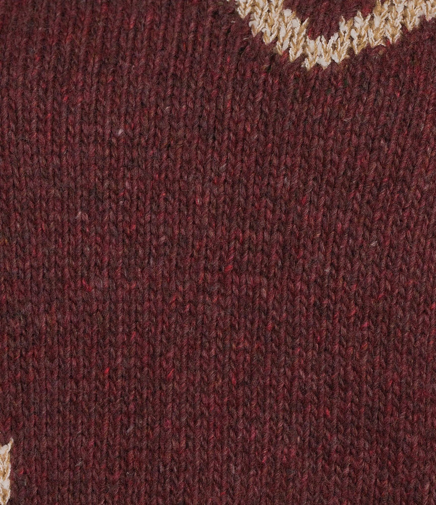 Charlie B. Knit Heart Pattern Mock Neck Long Sleeve Sweater