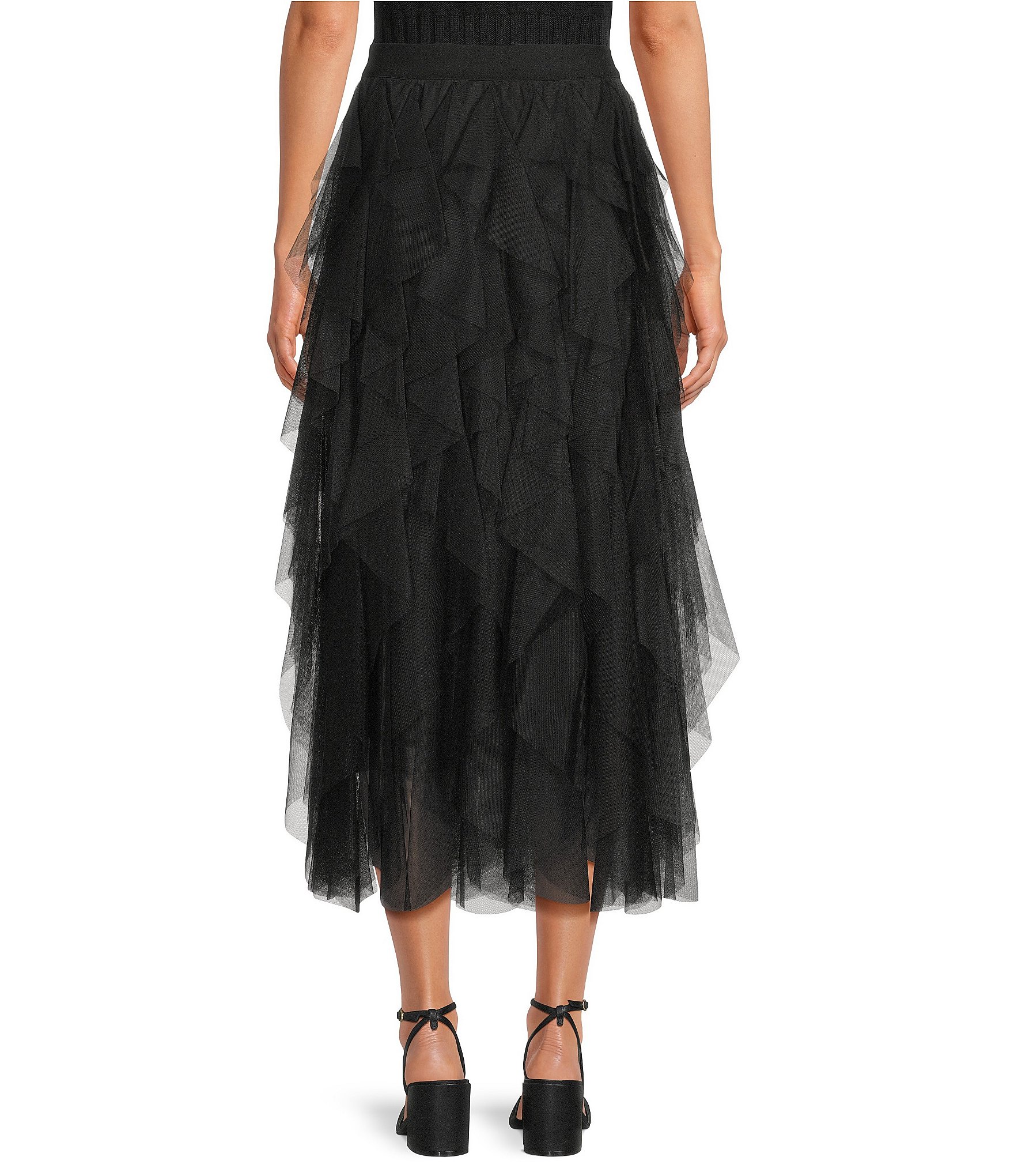 Chelsea & Violet Asta Tulle Maxi Skirt