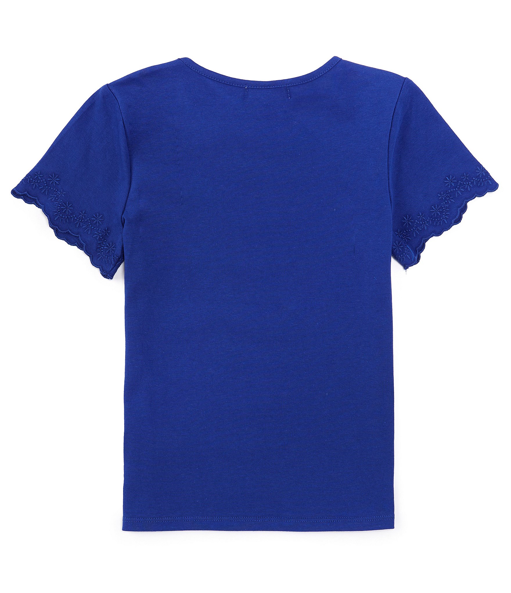 Chelsea & Violet Big Girls 7-16 Embroidered Short Sleeve Top