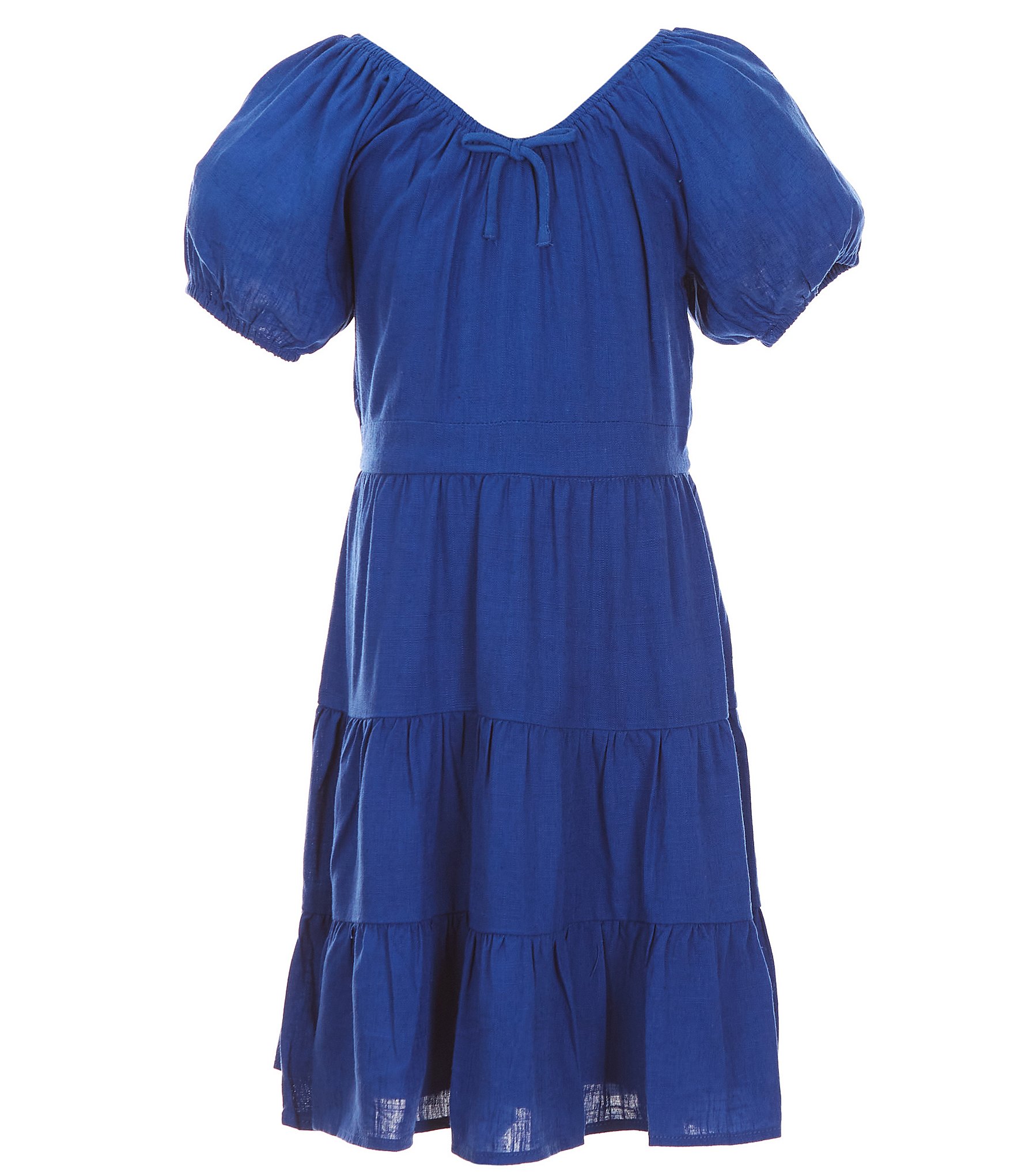 Chelsea & Violet Big Girls 7-16 Puff Sleeve Ruffled A-Line Dress