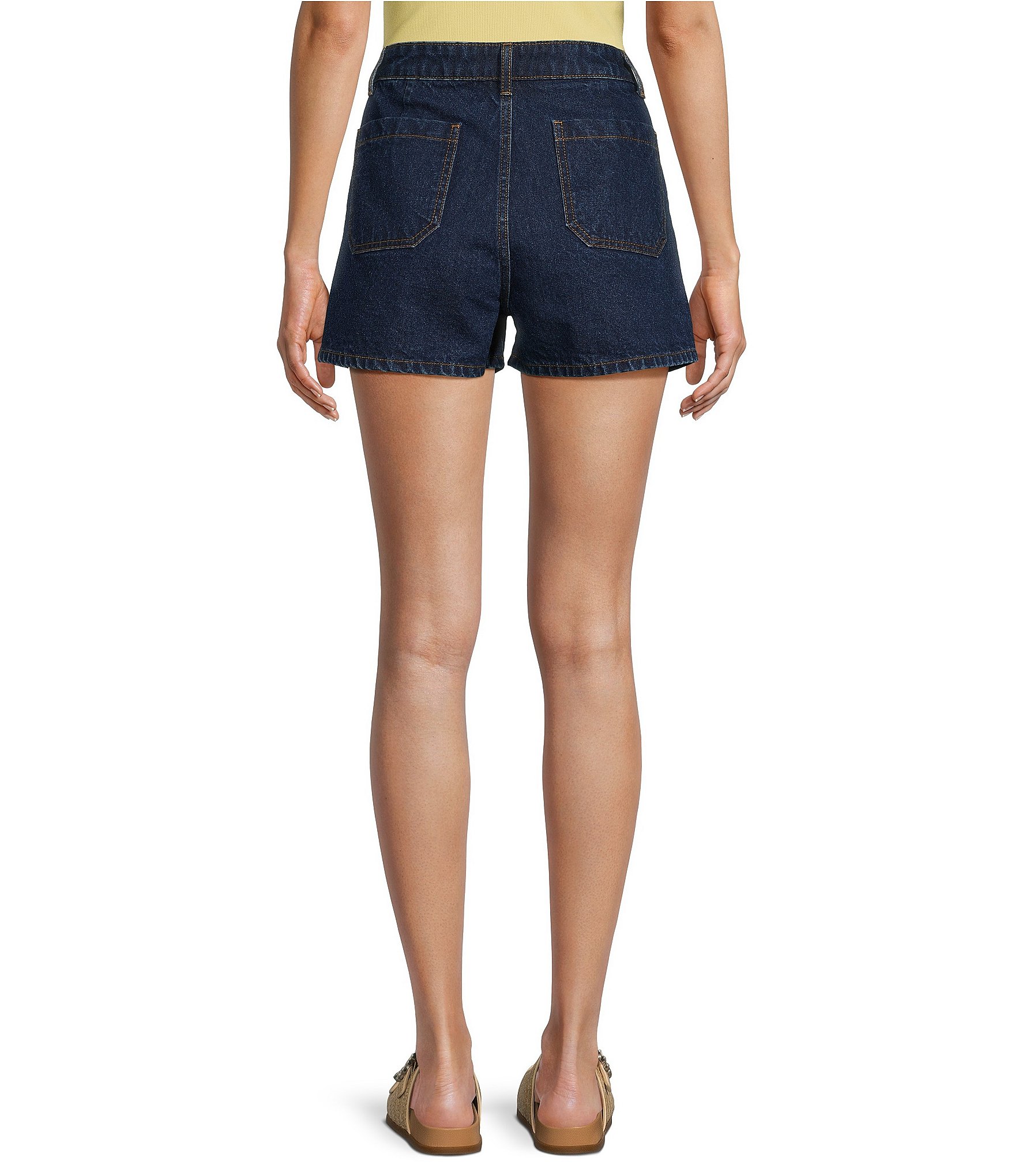 Chelsea & Violet Farrah Denim High Rise Shorts