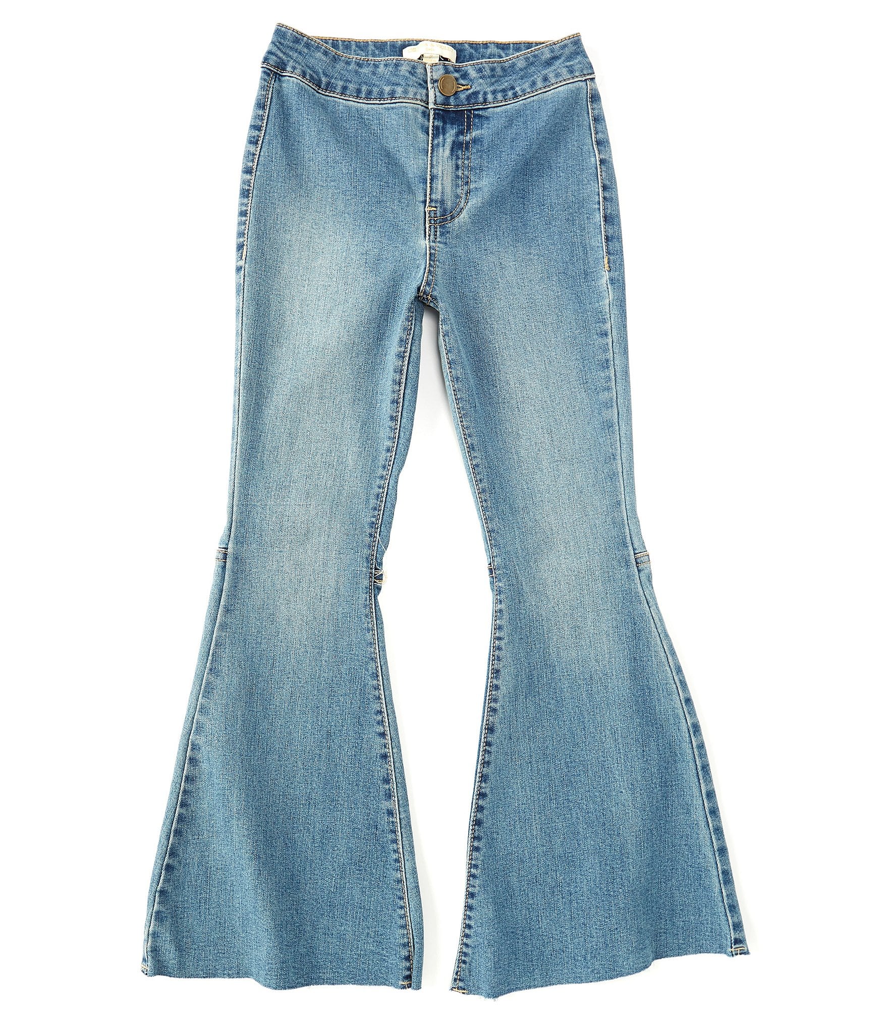 Chelsea & Violet Girls Big Girls 7-16 Denim Exaggerated Flare Jeans