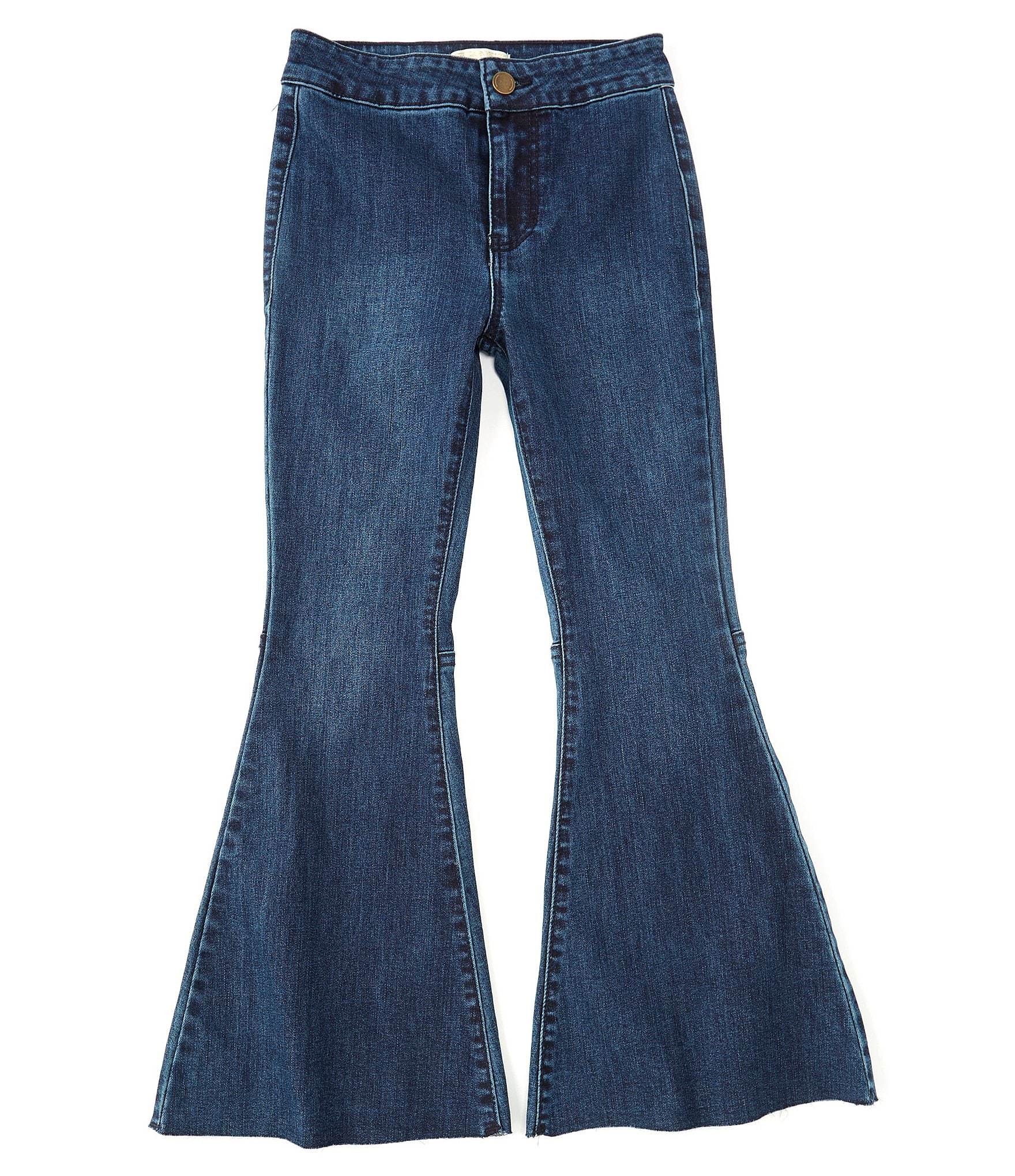 Chelsea & Violet Girls Big Girls 7-16 Denim Exaggerated Flare Jeans