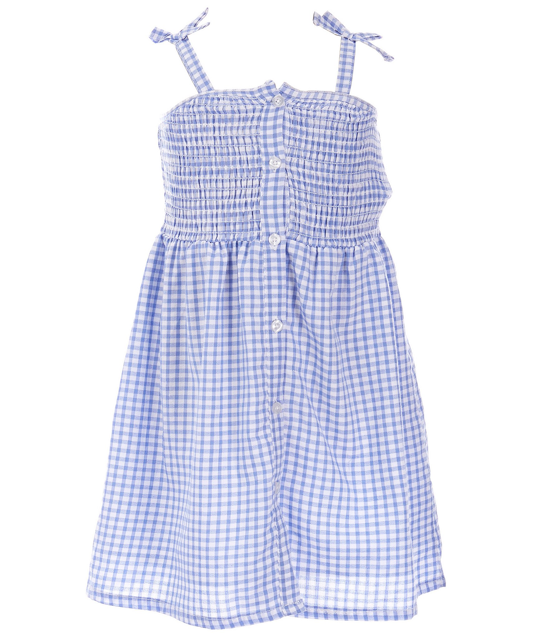 Chelsea & Violet Girls Little Girls 2T-6X Sleeveless Tie Strap Woven ...