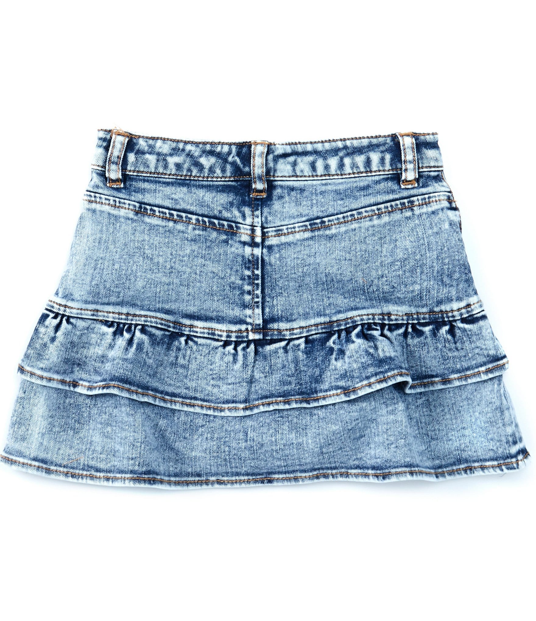 Chelsea & Violet Little Girls 2T-6X Denim Ruffle Mini Skirt