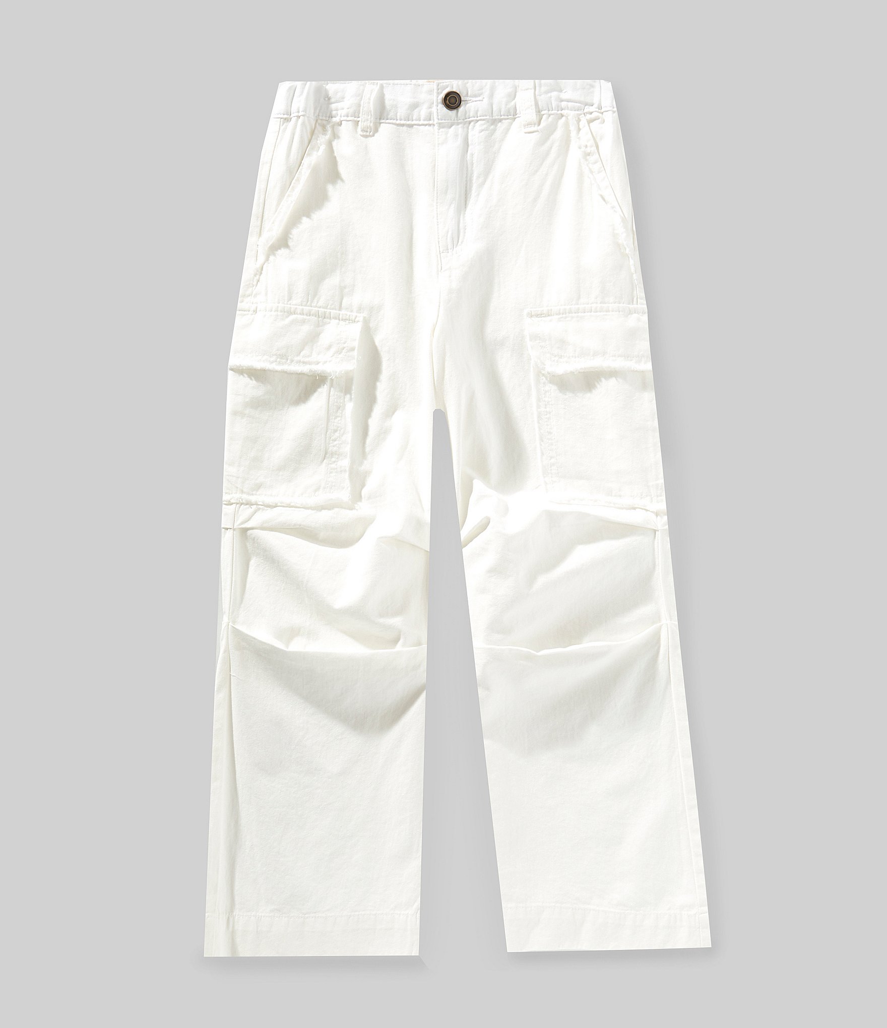 【YOURNUS】Sculled Wash White Cargo Pants J.Crew: Cinched-hem Cargo Pant For Women