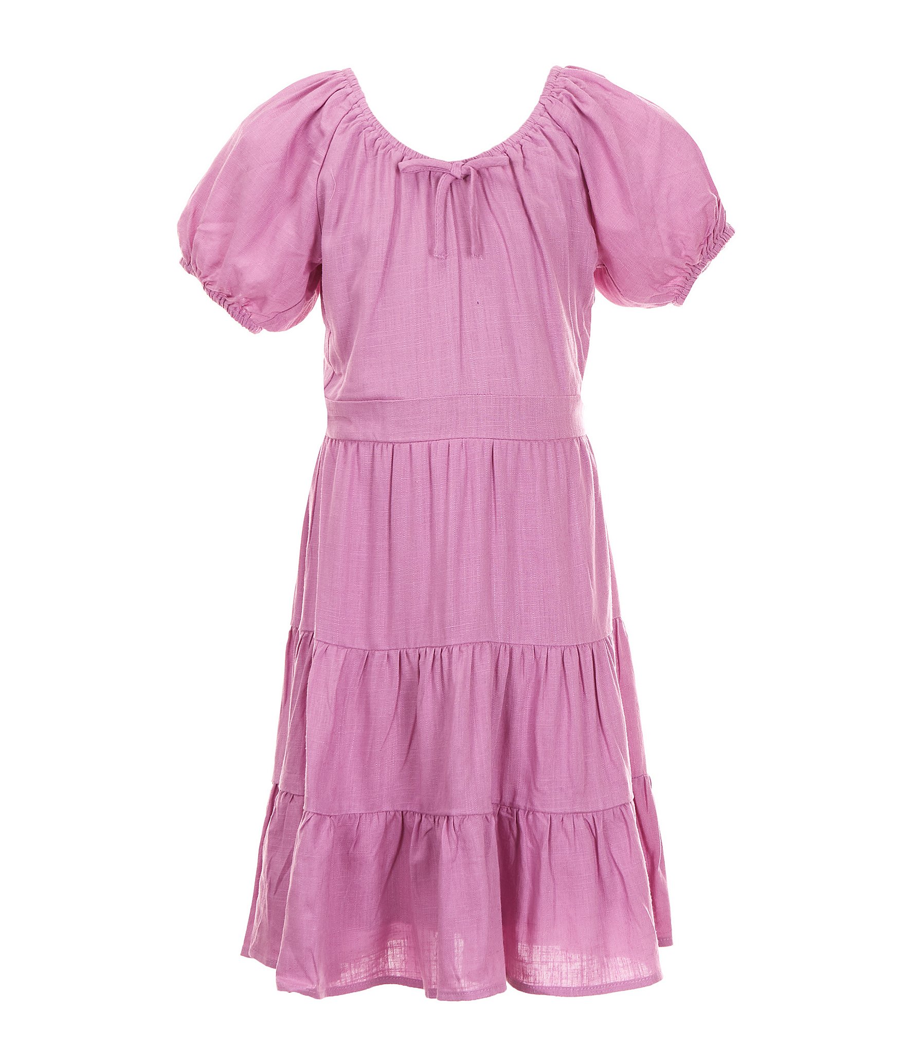 Chelsea & Violet Little Girls 2T-6X Puff-Sleeve Ruffled A-Line Dress