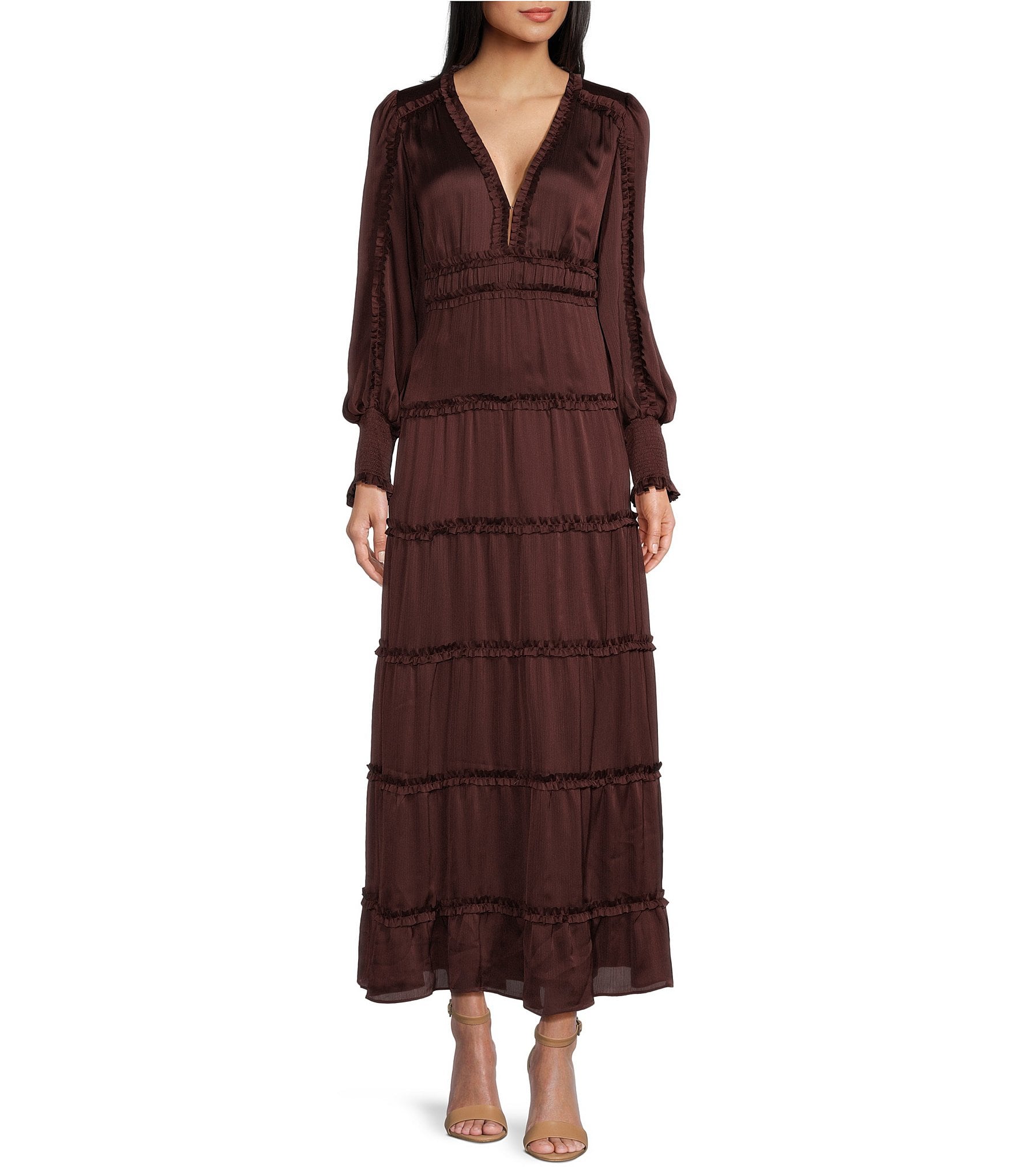 Six Ways to Wear a Brown Midi Dress - Lady in VioletLady in Violet