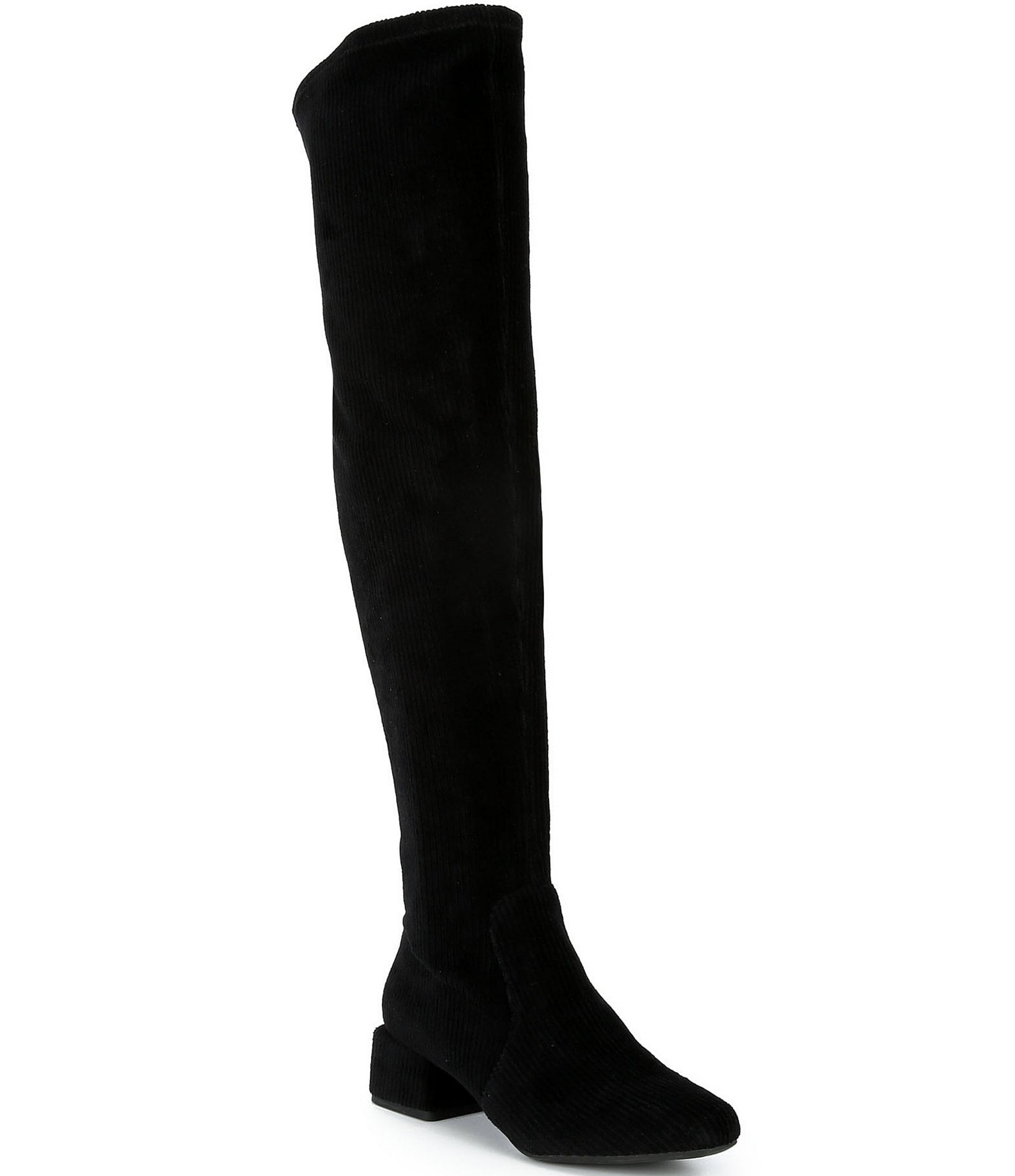 Chelsea & Violet Ziggy Suede Wide Calf Over-the-Knee Boots | Dillard's