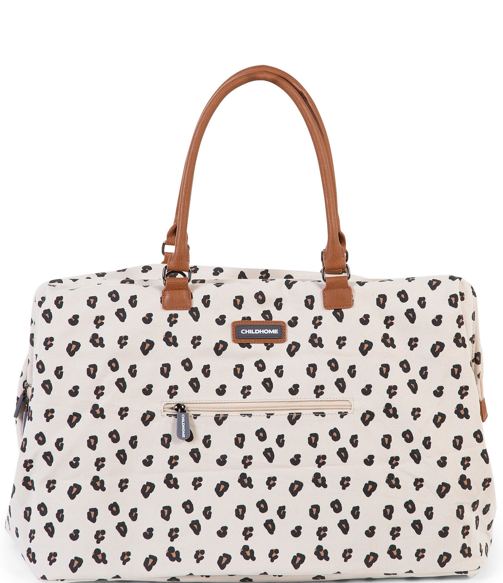 Childhome Canvas Leopard Print Mommy Tote Bag