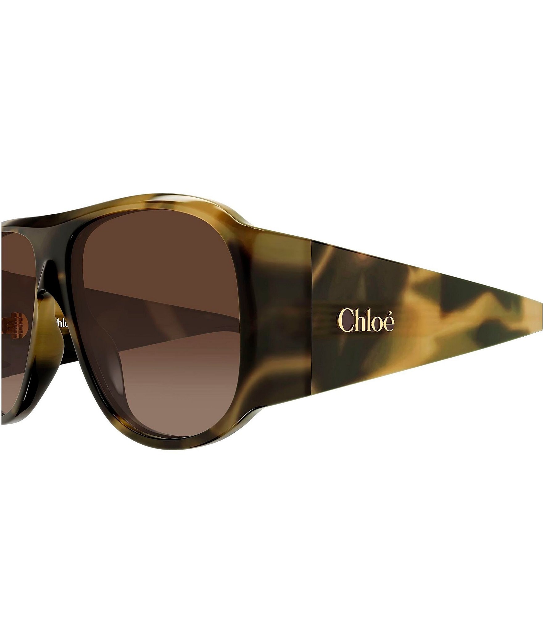 Chloe Women's CH0347S 60mm Shield Sunglasses
