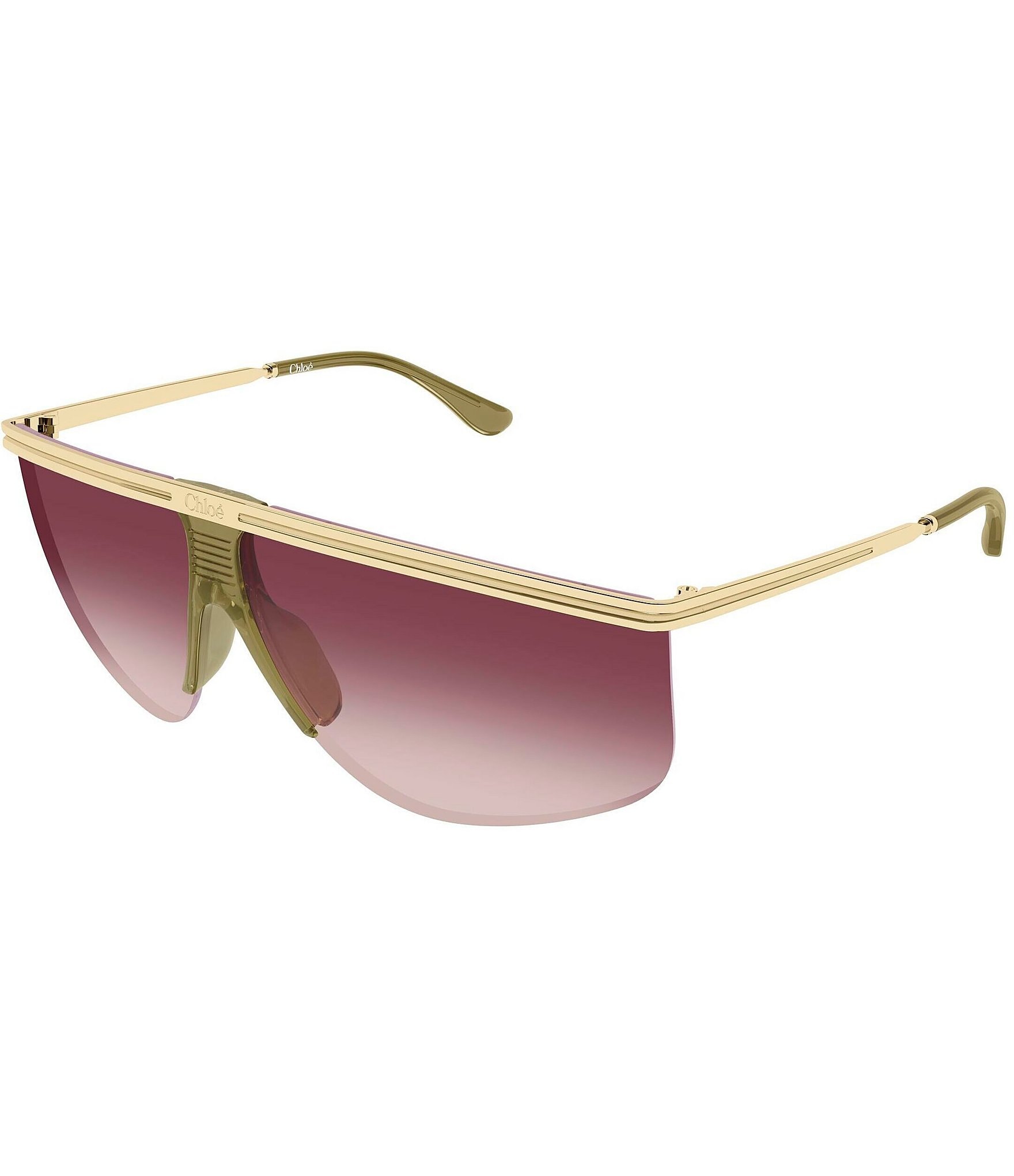 Chloe Women's CH0415S 65mm Shield Sunglasses
