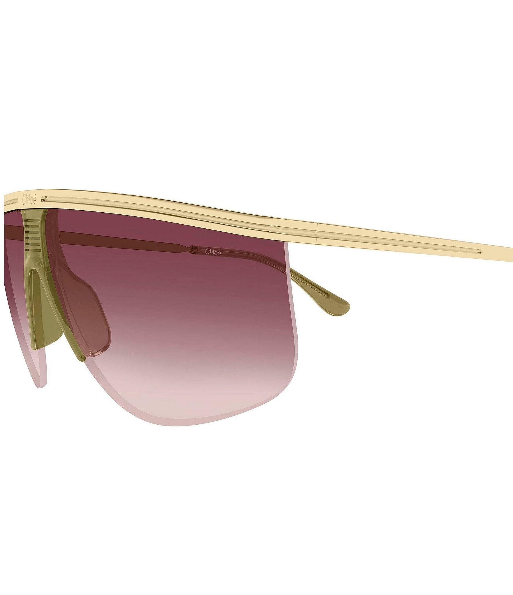 Chloe Women's CH0415S 65mm Shield Sunglasses