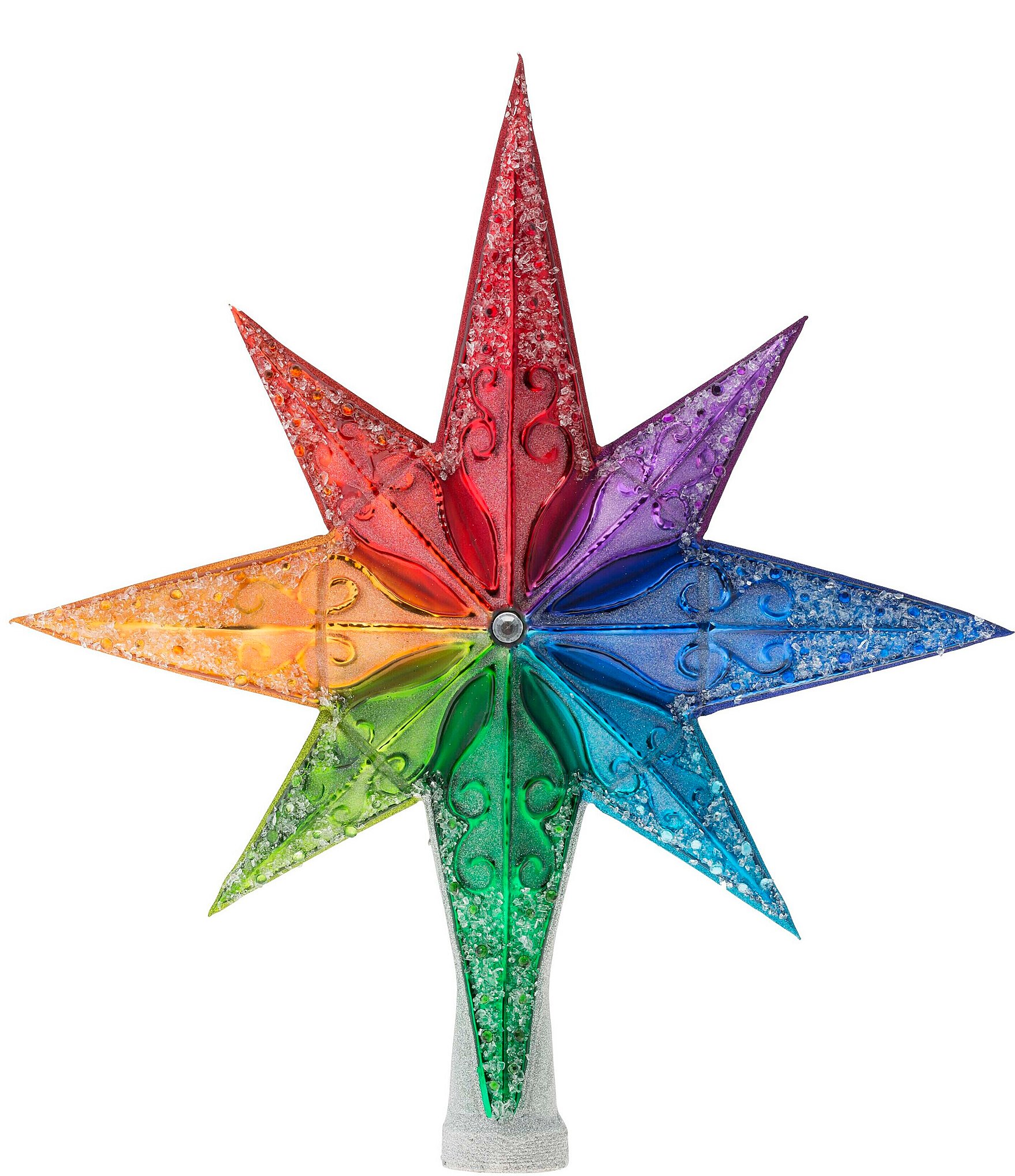 Christopher Radko Rainbow Stellar Finial Tree Topper | Dillard's