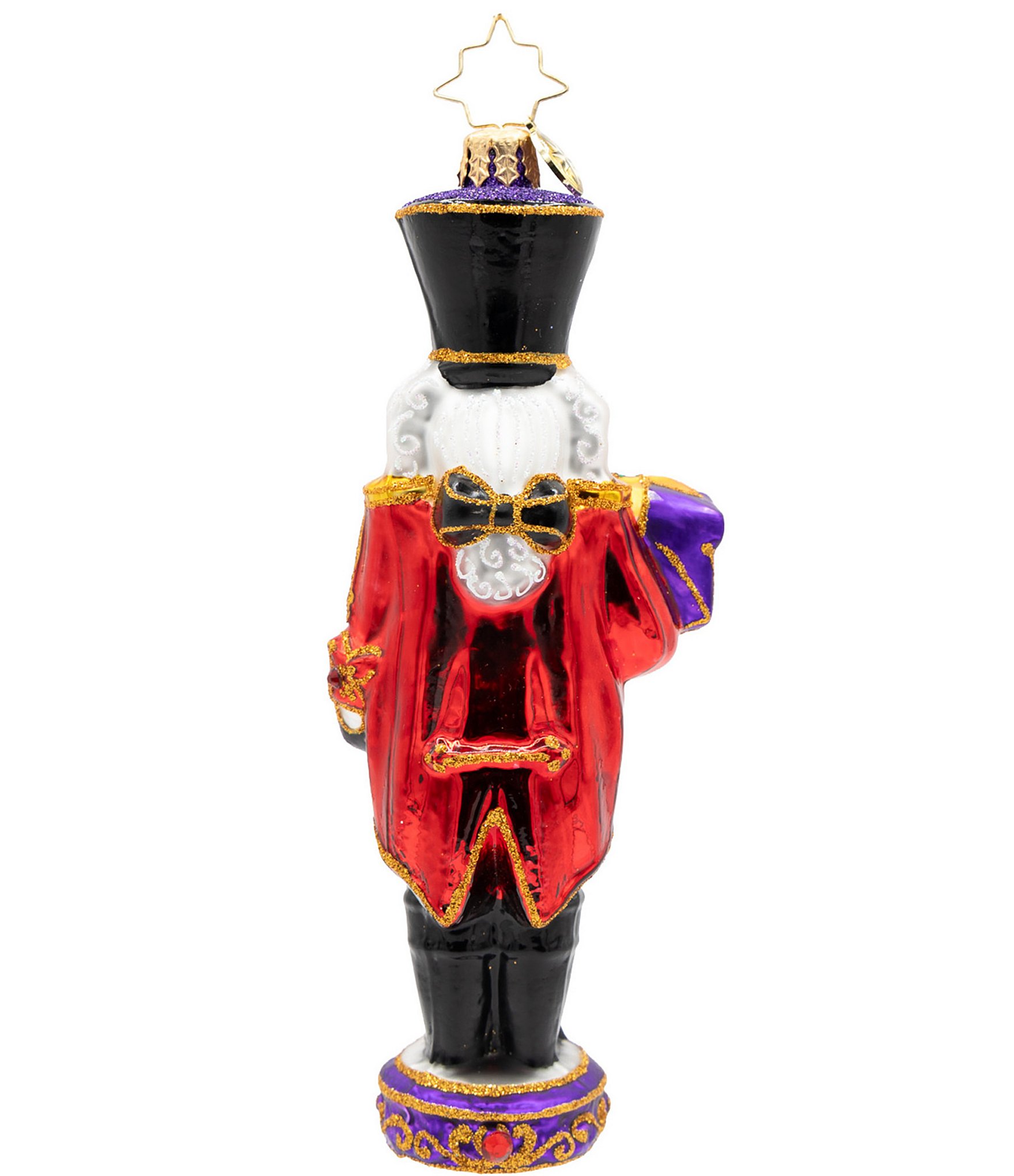 Christopher Radko Regal Holiday Guard Glass Ornament