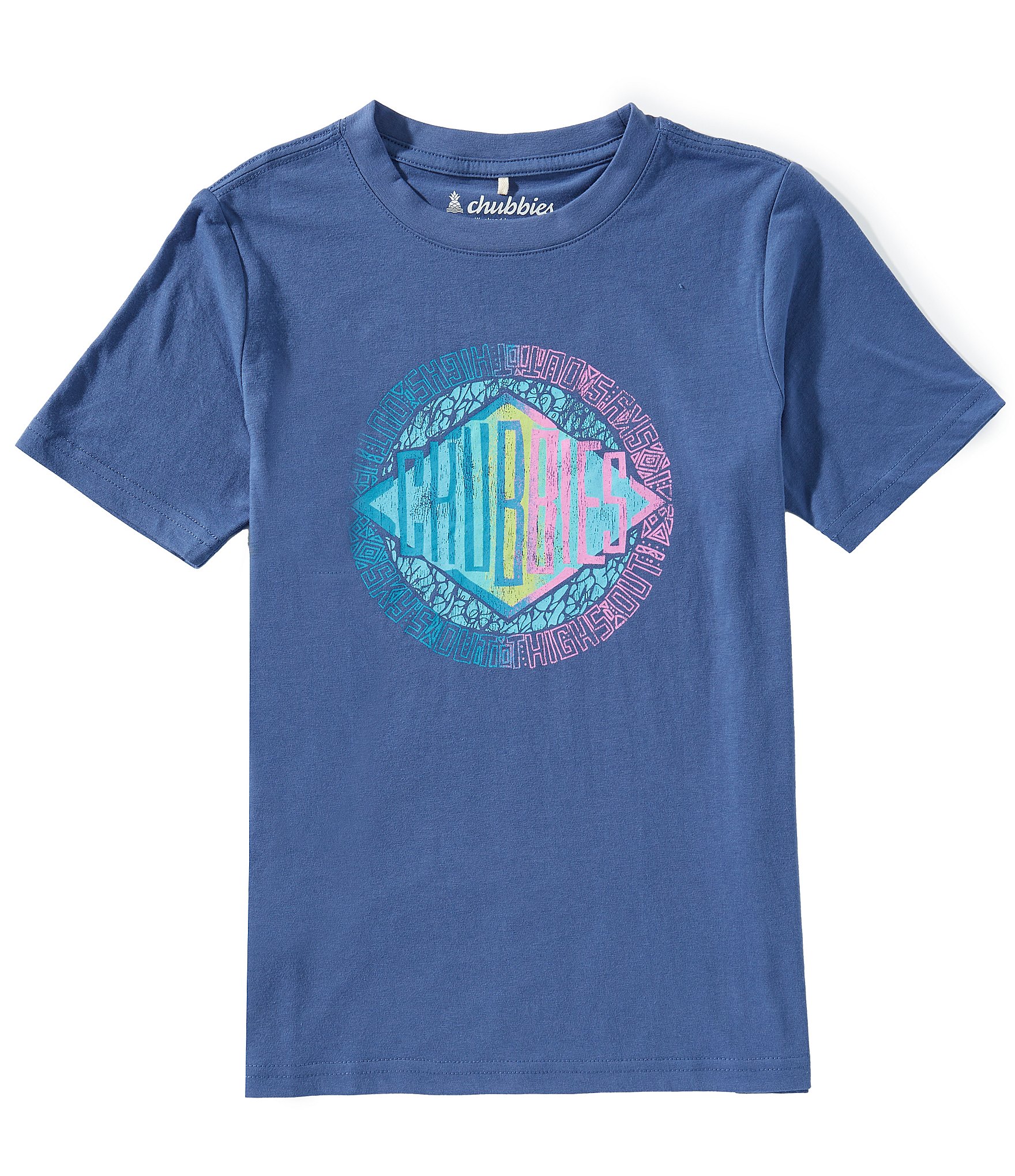 Chubbies Big Boys 8-20 The Crest Crew Neck Short Sleeve T-Shirt