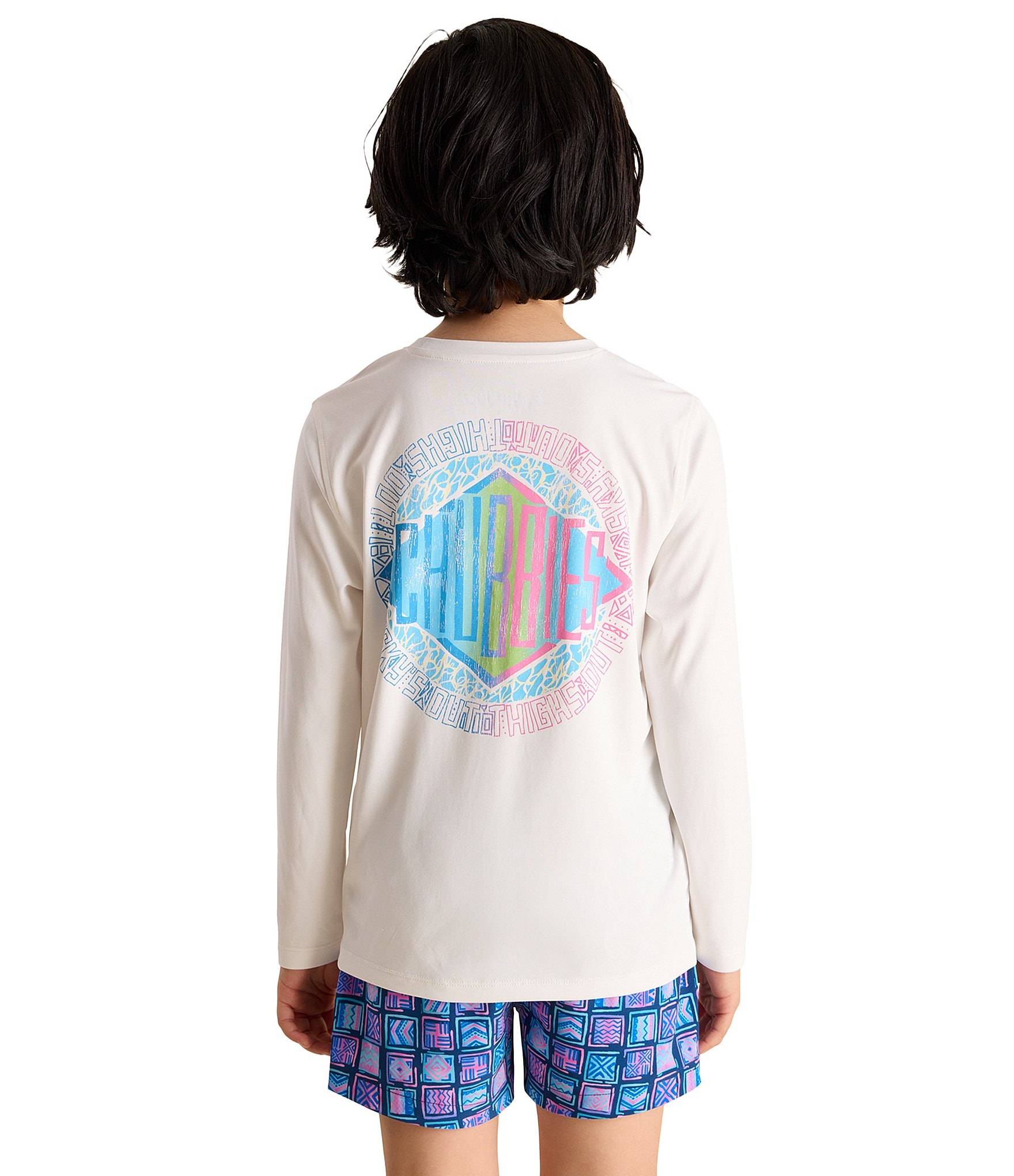 Chubbies Big Boys The Reflector UPF Sun Protection Performance Crew Neck T-Shirt