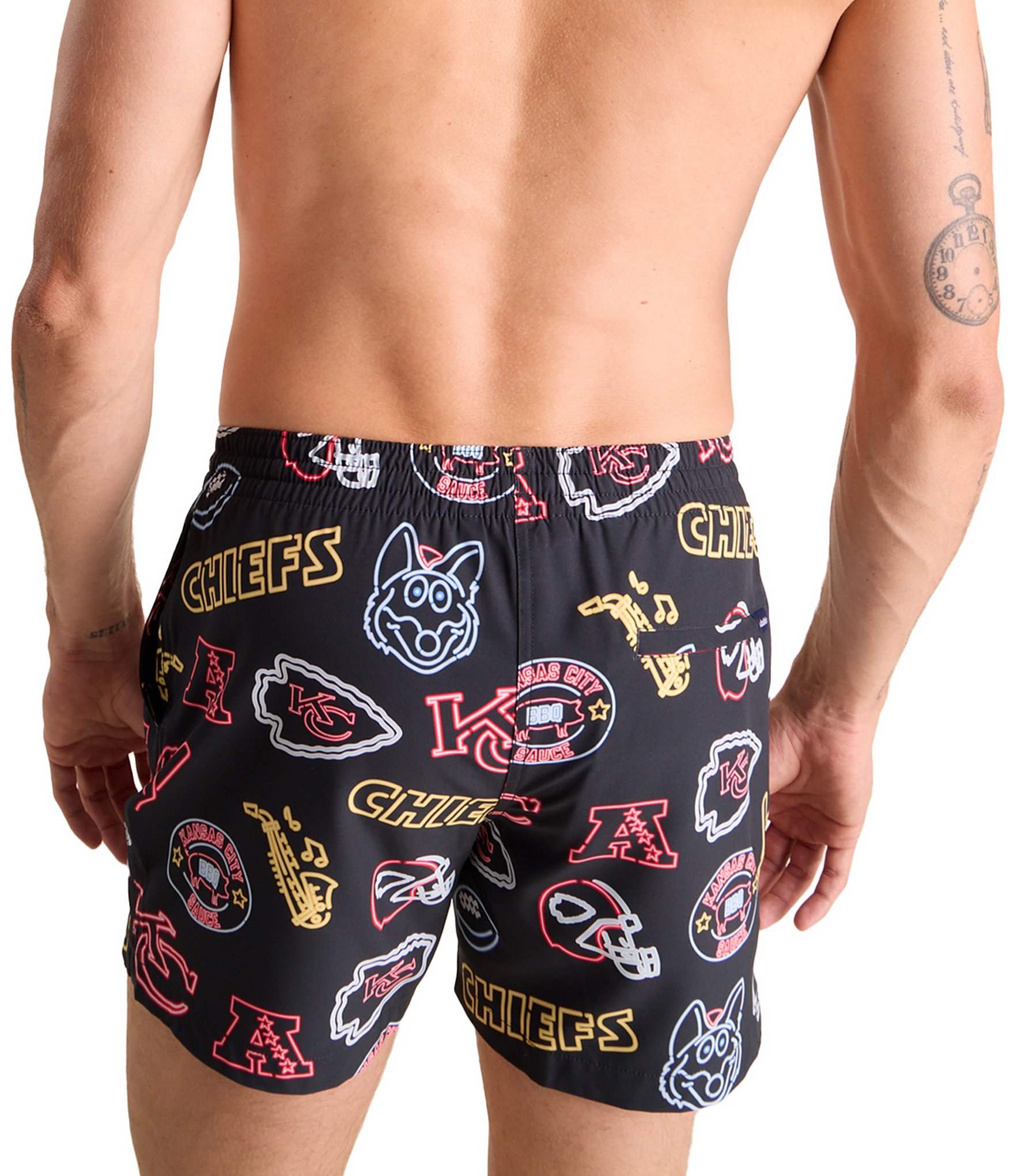 Chubbies Chiefs 5.5#double; Inseam Swim Trunks