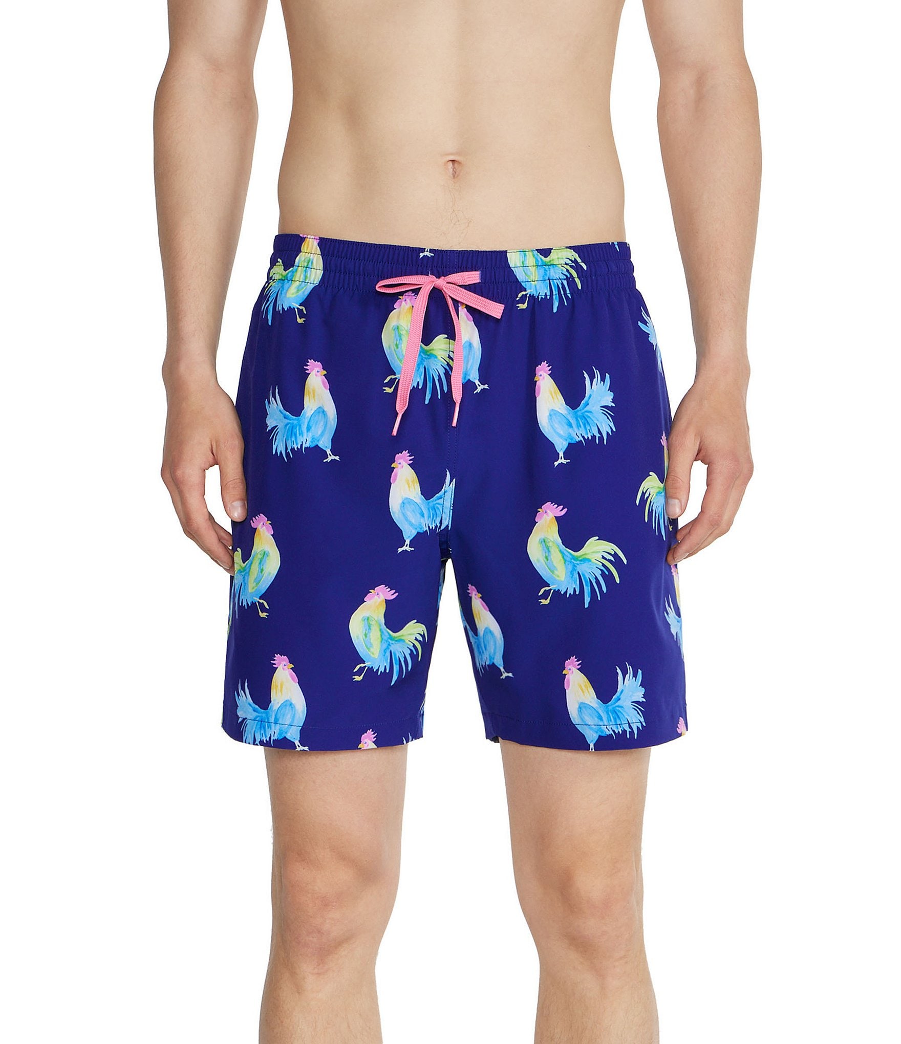 Chubbies Fowl Printed 7#double; Inseam Swim Trunks