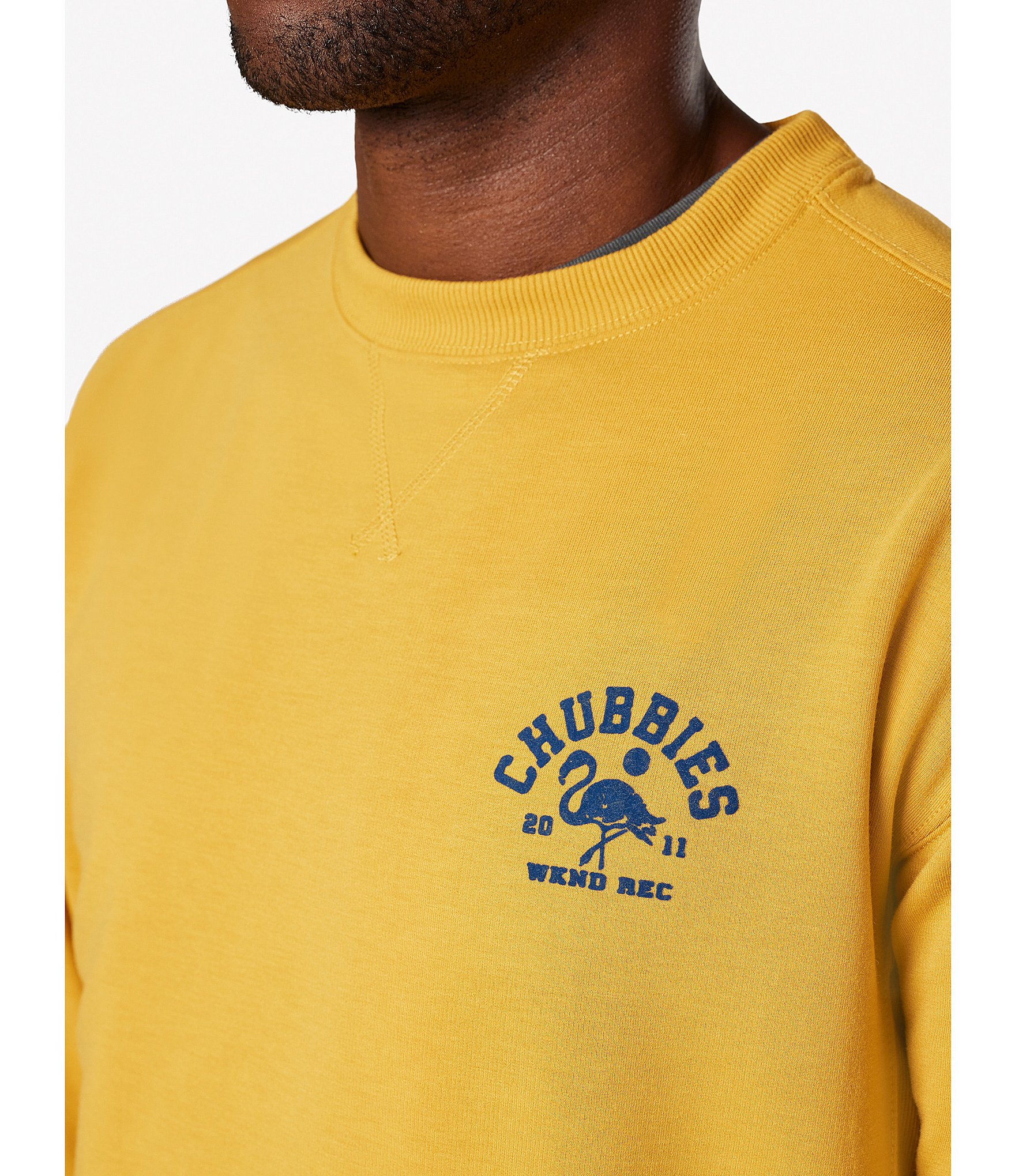 Chubbies Long Sleeve The Dazed Soft Terry Sweatshirt