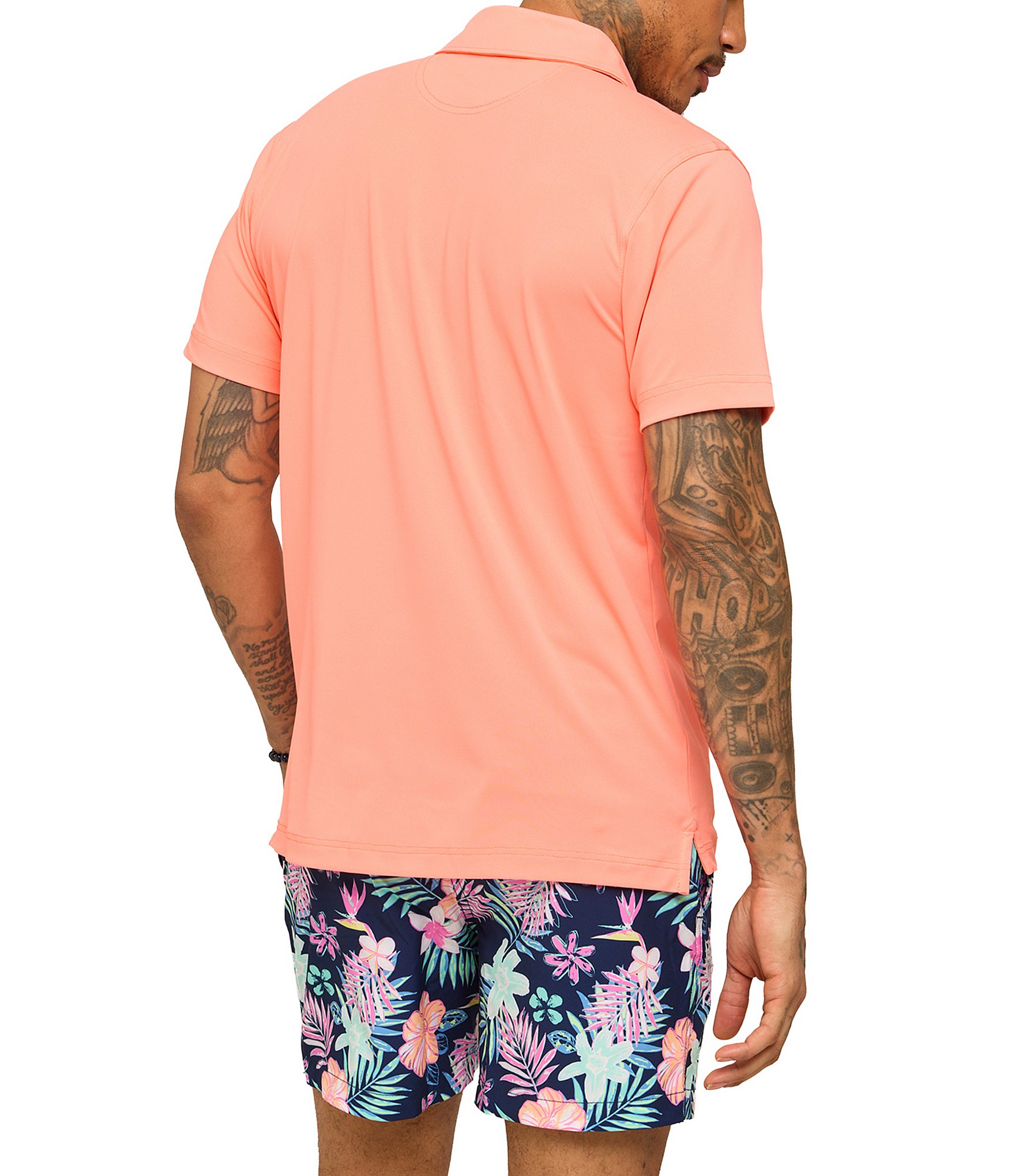 Chubbies Nectar Glow Short Sleeve Solid Knit Polo
