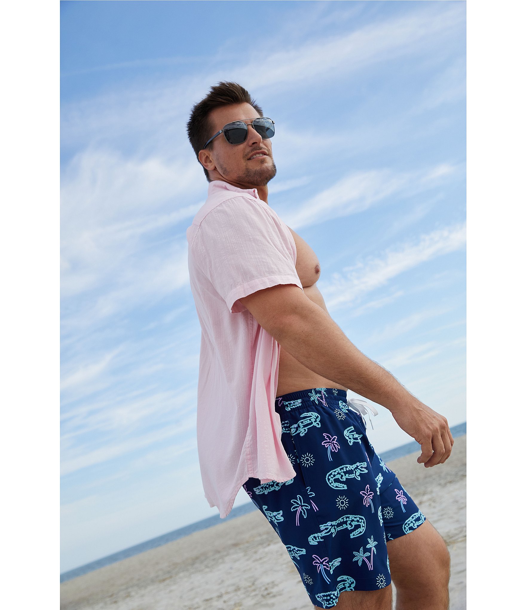 Chubbies Family Matching Neon Classic 5.5#double; Inseam Swim Trunks