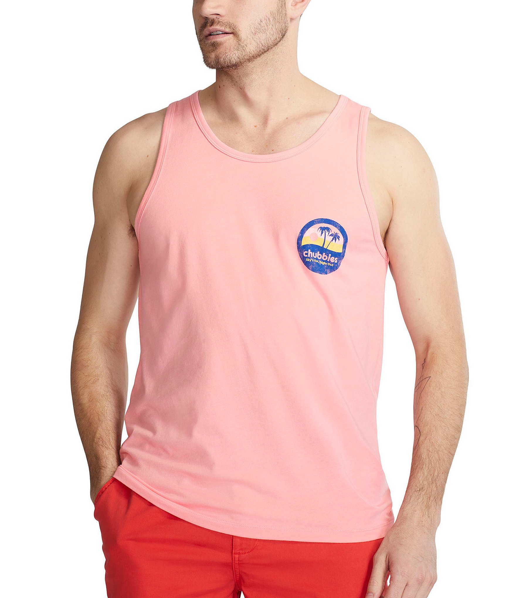 Chubbies Sunset Graphic Tank Top