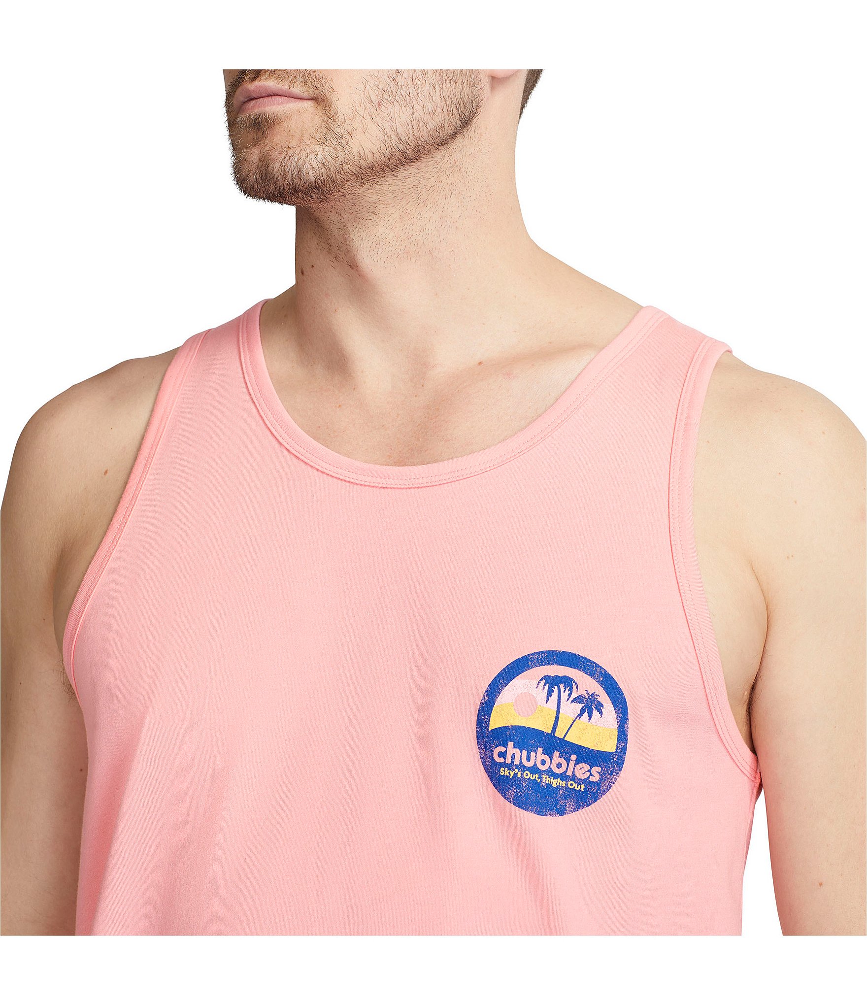 Chubbies Sunset Graphic Tank Top